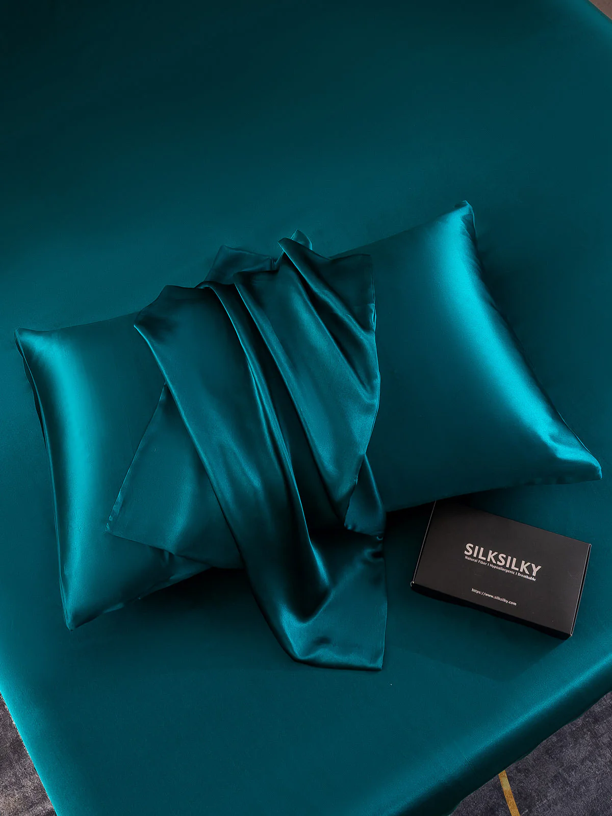 22Momme 100% Pure Silk Pillowcase - Envelope Closure - Image 43