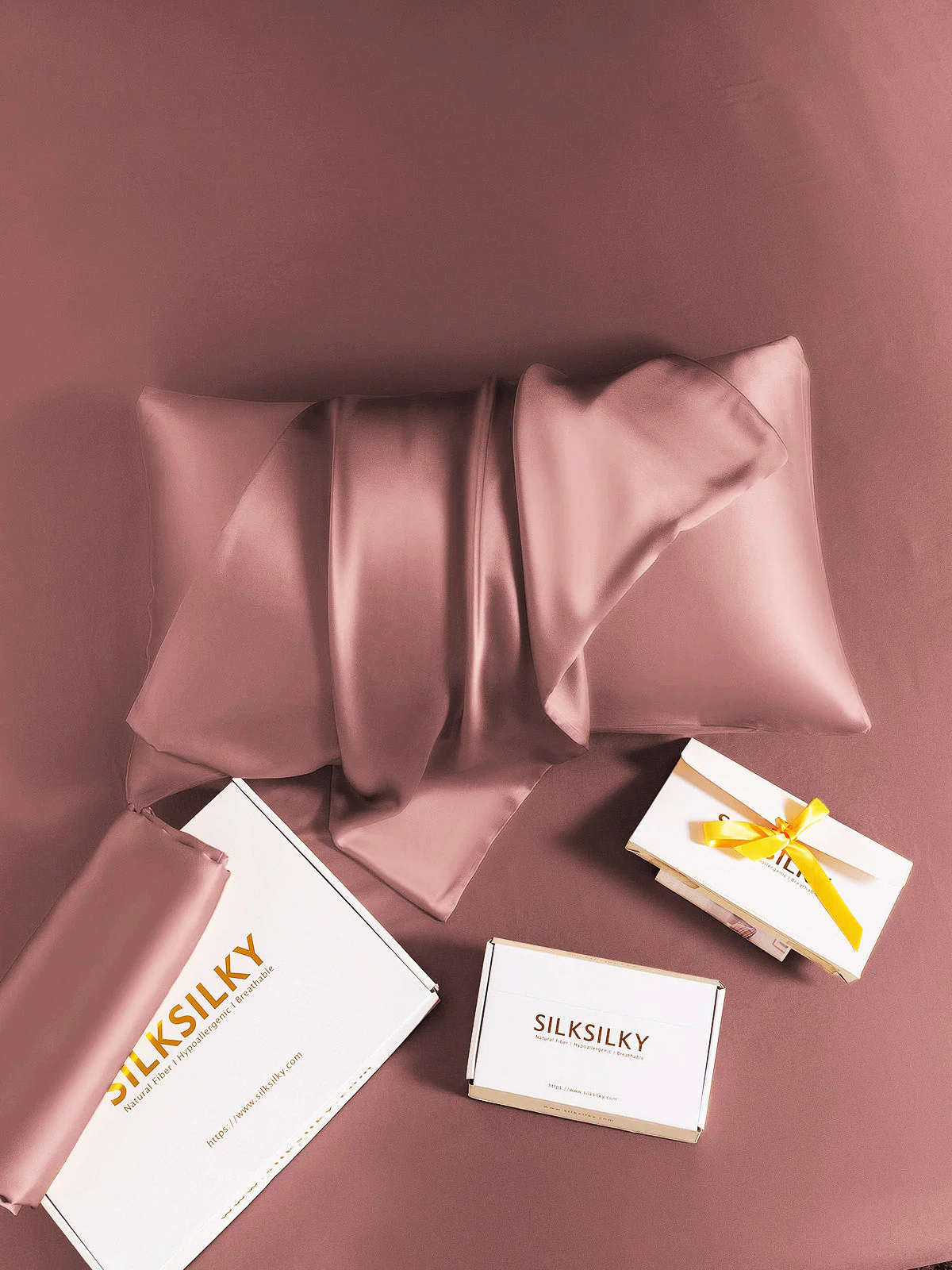 22Momme 100% Pure Silk Pillowcase - Envelope Closure - Image 66