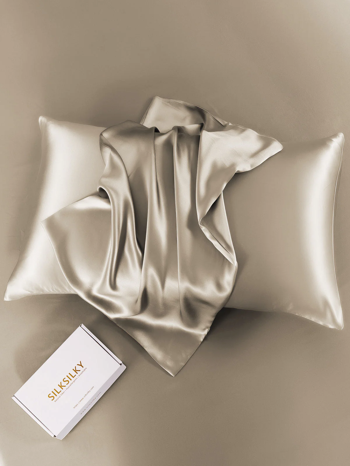 22Momme 100% Pure Silk Pillowcase - Hidden Zipper - Image 64