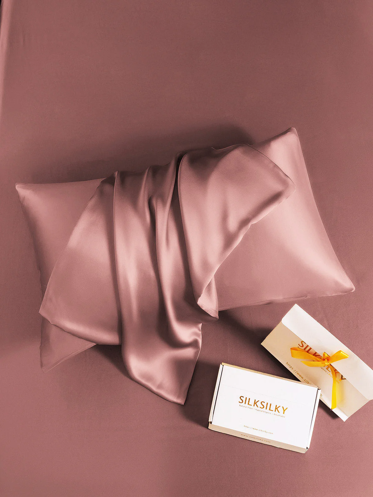 22Momme 100% Pure Silk Pillowcase - Hidden Zipper - Image 75