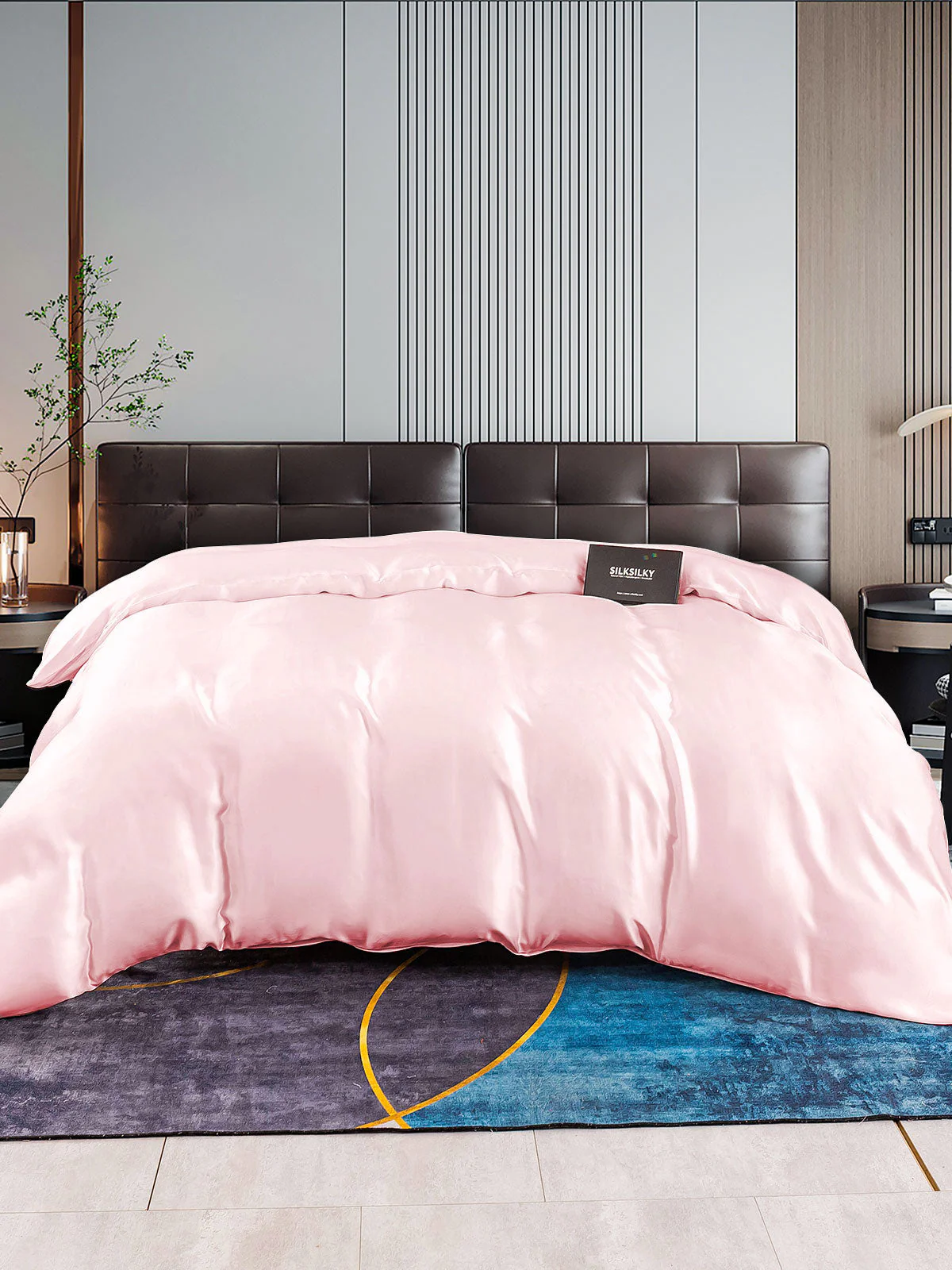 22Momme Mulberry Silk Seamless Duvet Cover - Image 28
