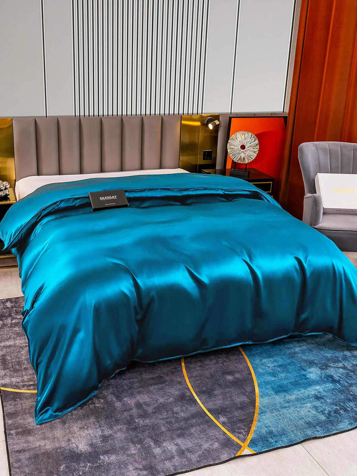 22Momme Mulberry Silk Seamless Duvet Cover - Image 32