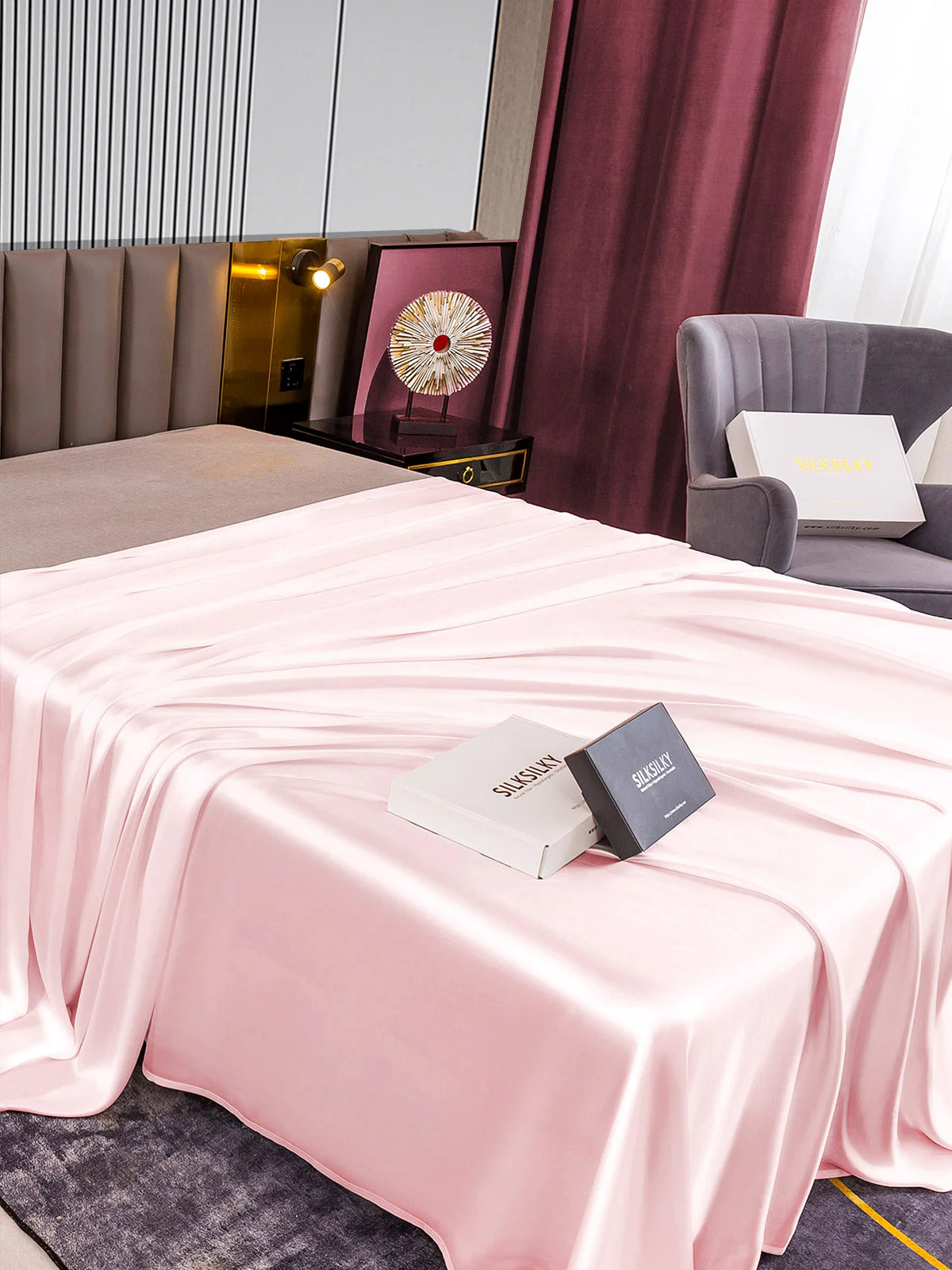 22Momme Mulberry Silk Seamless Flat Sheet - Image 30