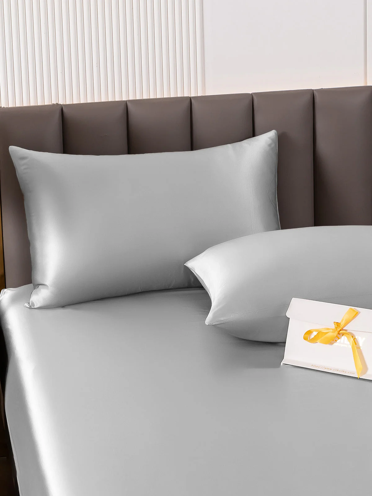2Pcs 22Momme Pure Silk Pillowcases Bundle - Envelope Closure - Image 45