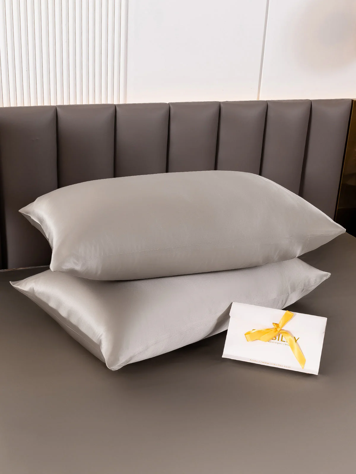 2Pcs 22Momme Pure Silk Pillowcases Bundle - Envelope Closure - Image 65