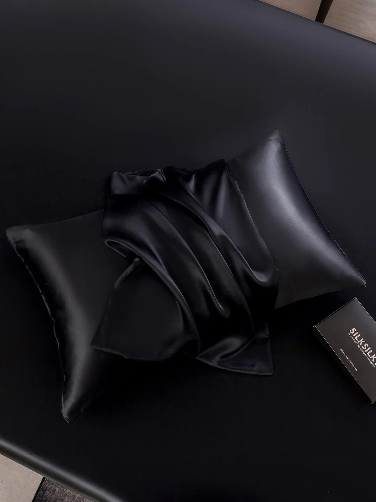 2Pcs 22Momme Pure Silk Pillowcases Bundle - Envelope Closure - Image 8