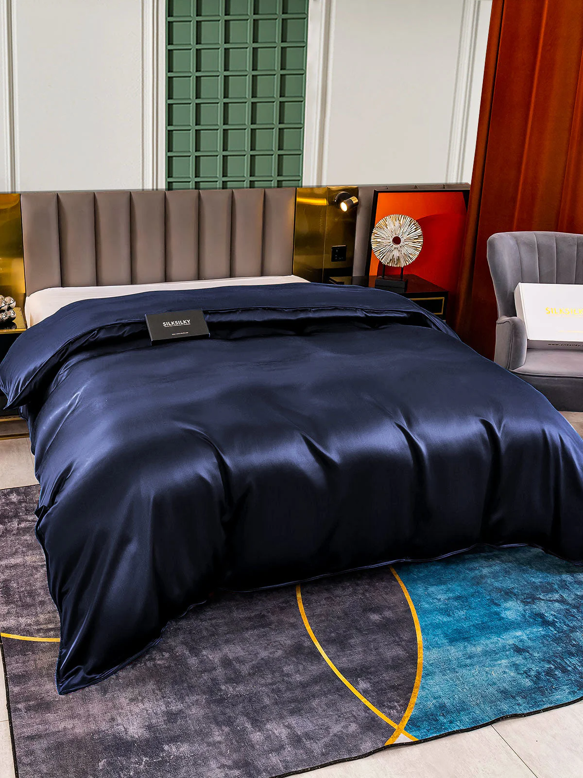 25Momme Mulberry Silk Seamless Duvet Cover (WITHOUT PILLOWCASES) - Image 11