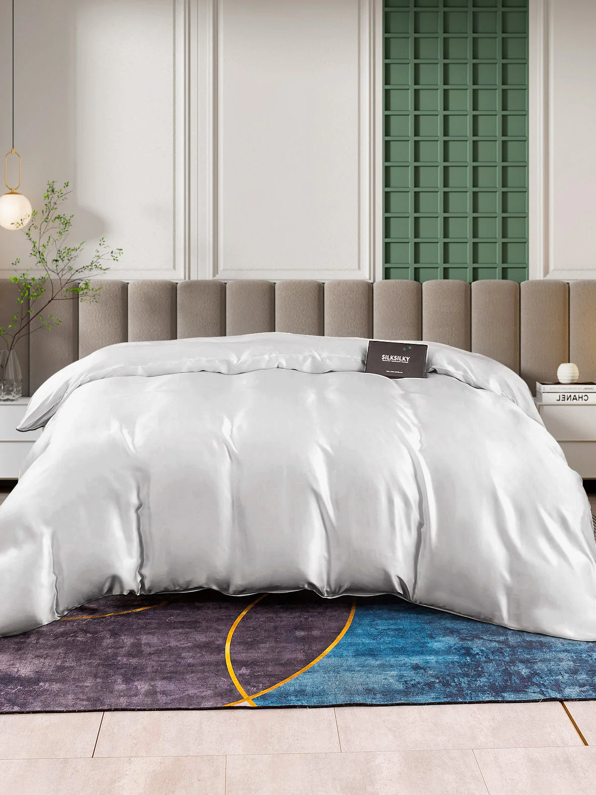 25Momme Mulberry Silk Seamless Duvet Cover (WITHOUT PILLOWCASES) - Image 14