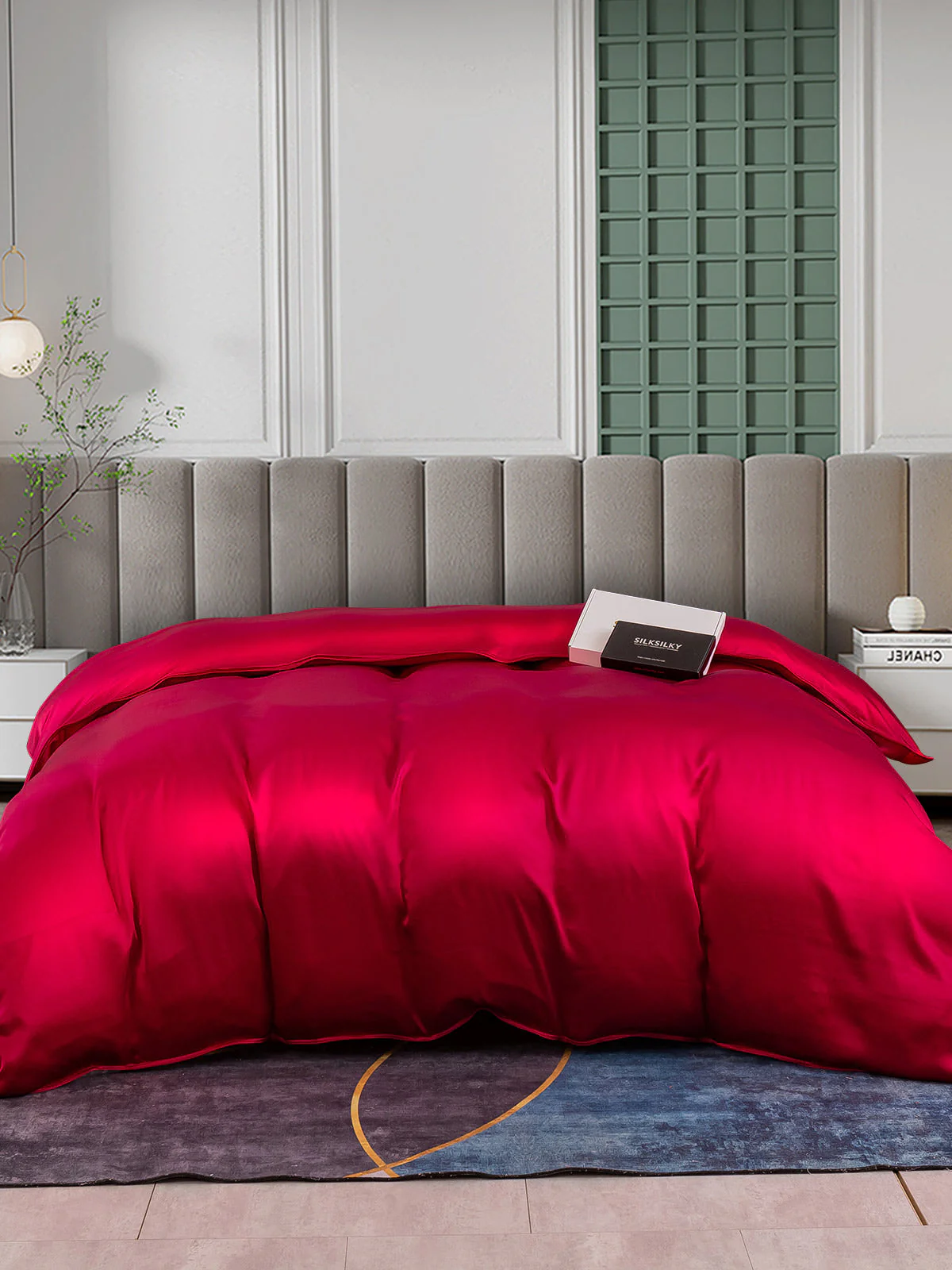 25Momme Mulberry Silk Seamless Duvet Cover (WITHOUT PILLOWCASES) - Image 17