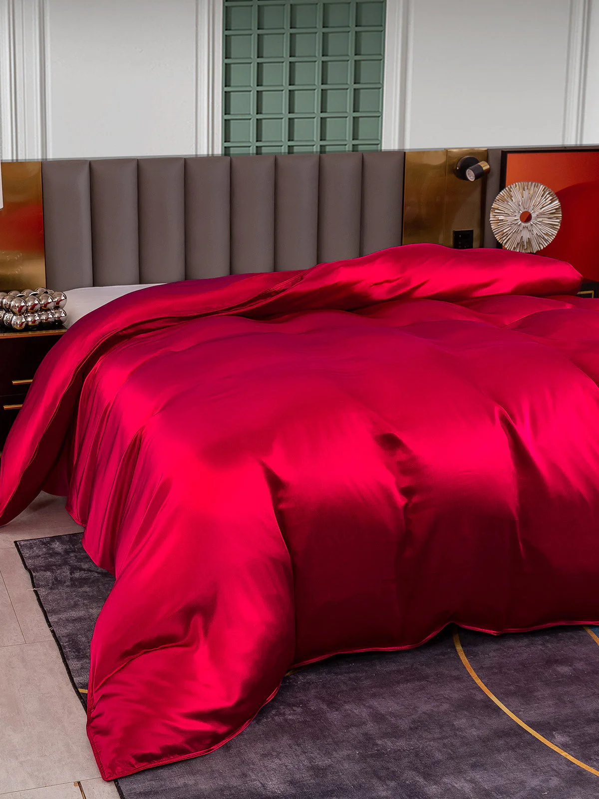 25Momme Mulberry Silk Seamless Duvet Cover (WITHOUT PILLOWCASES) - Image 18