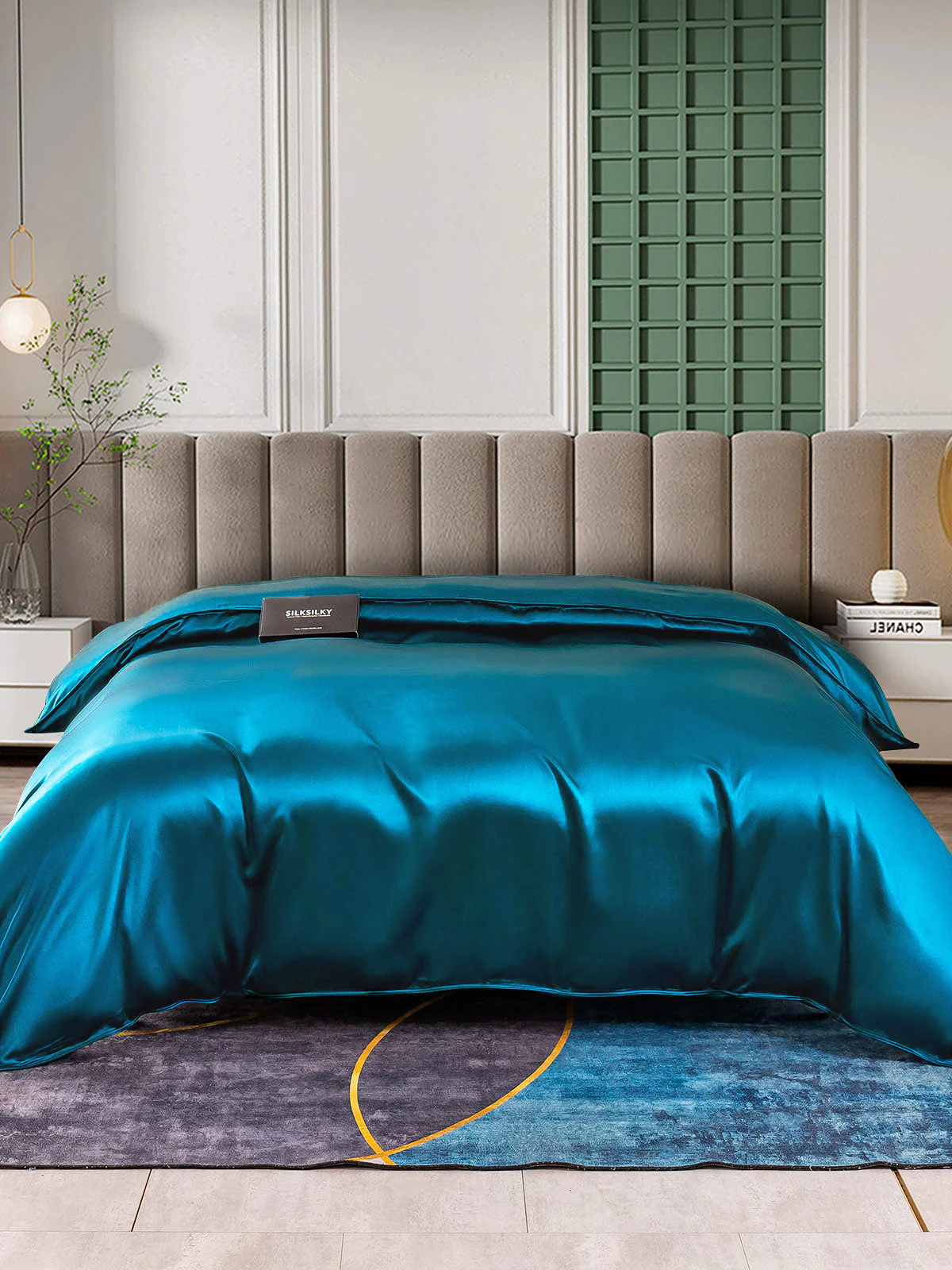 25Momme Mulberry Silk Seamless Duvet Cover (WITHOUT PILLOWCASES) - Image 34