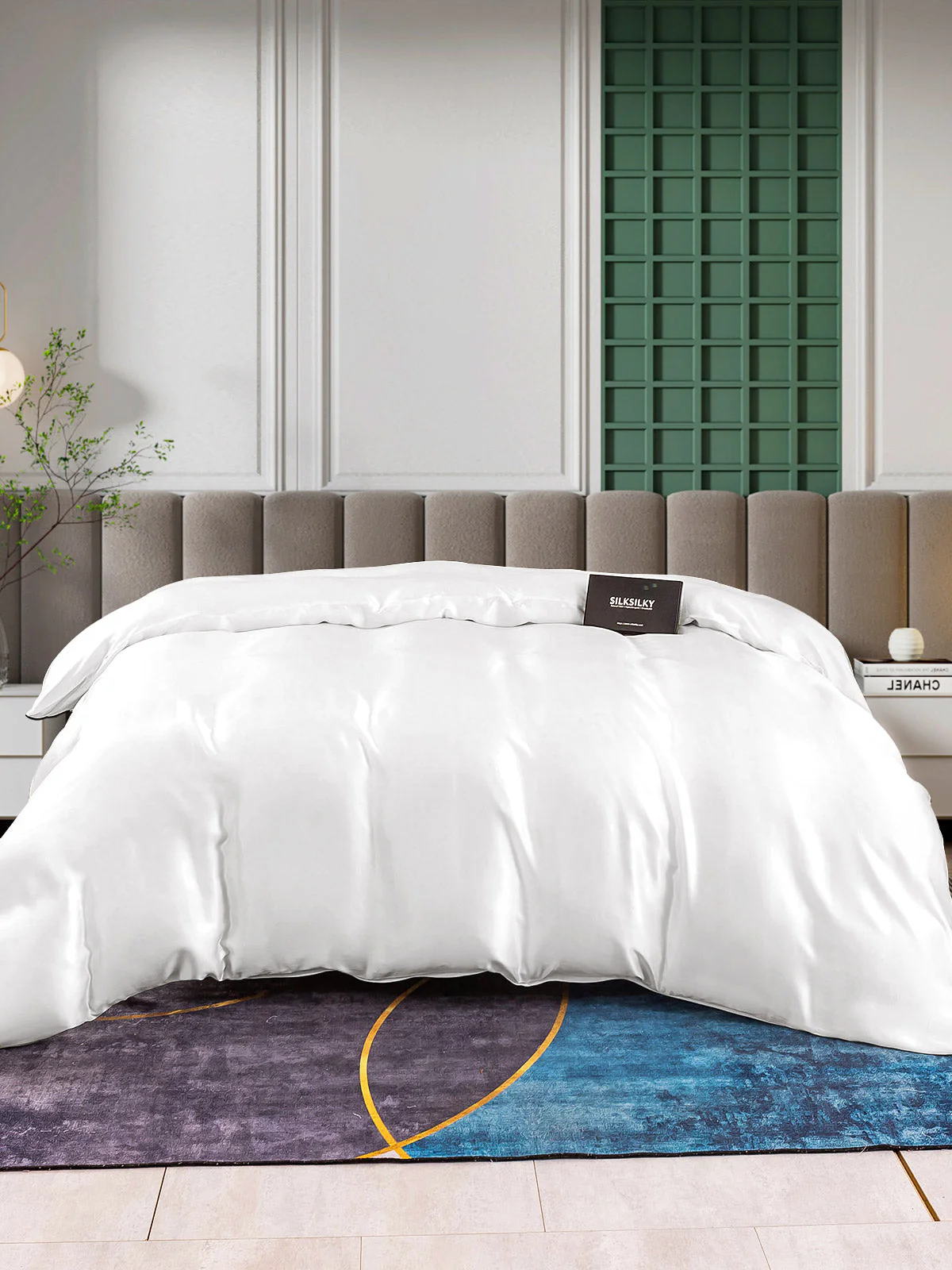 25Momme Mulberry Silk Seamless Duvet Cover (WITHOUT PILLOWCASES) - Image 6