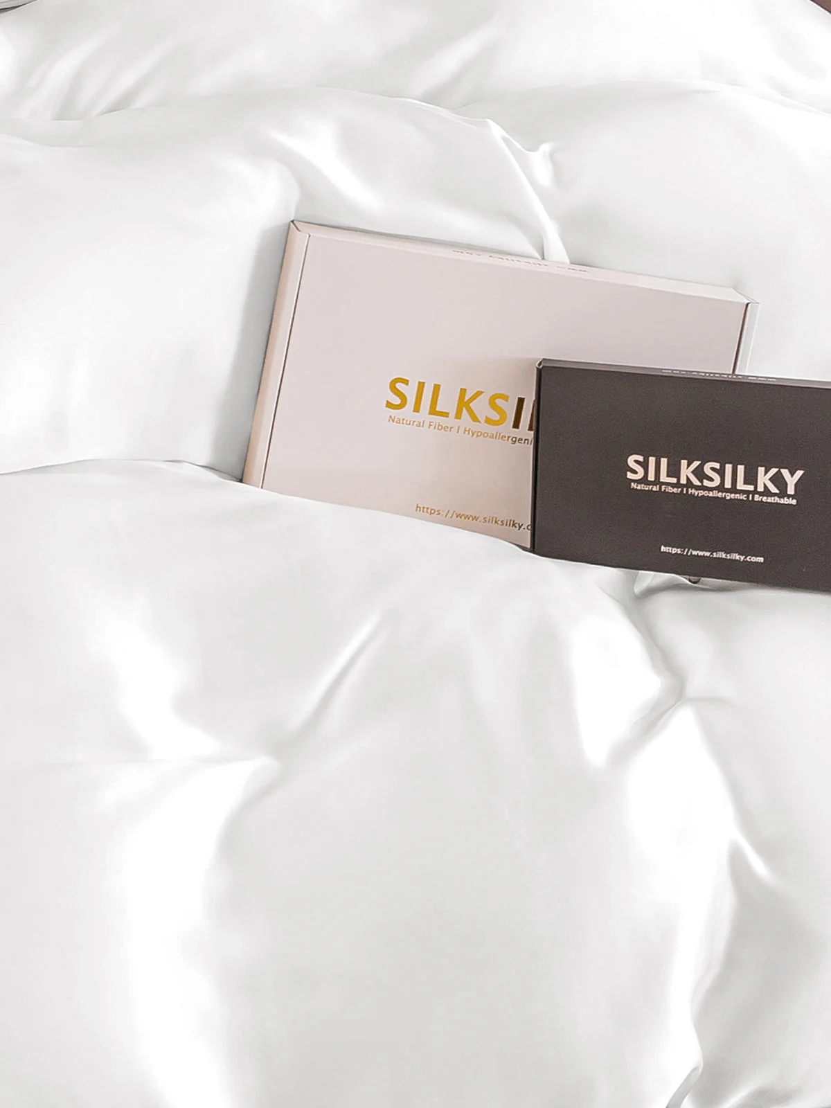 25Momme Mulberry Silk Seamless Duvet Cover (WITHOUT PILLOWCASES) - Image 7