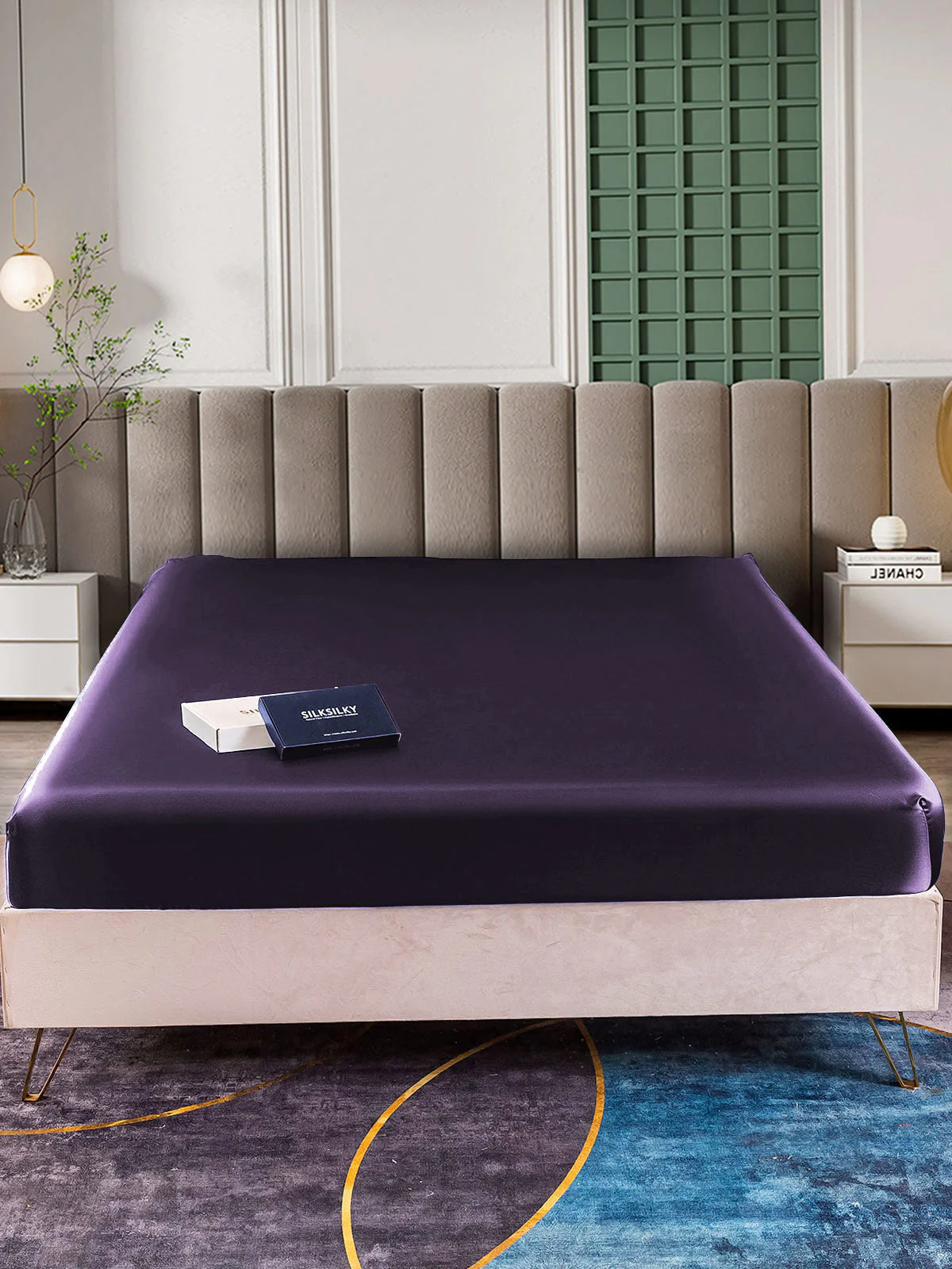 25Momme Mulberry Silk Seamless Fitted Sheet - Image 26