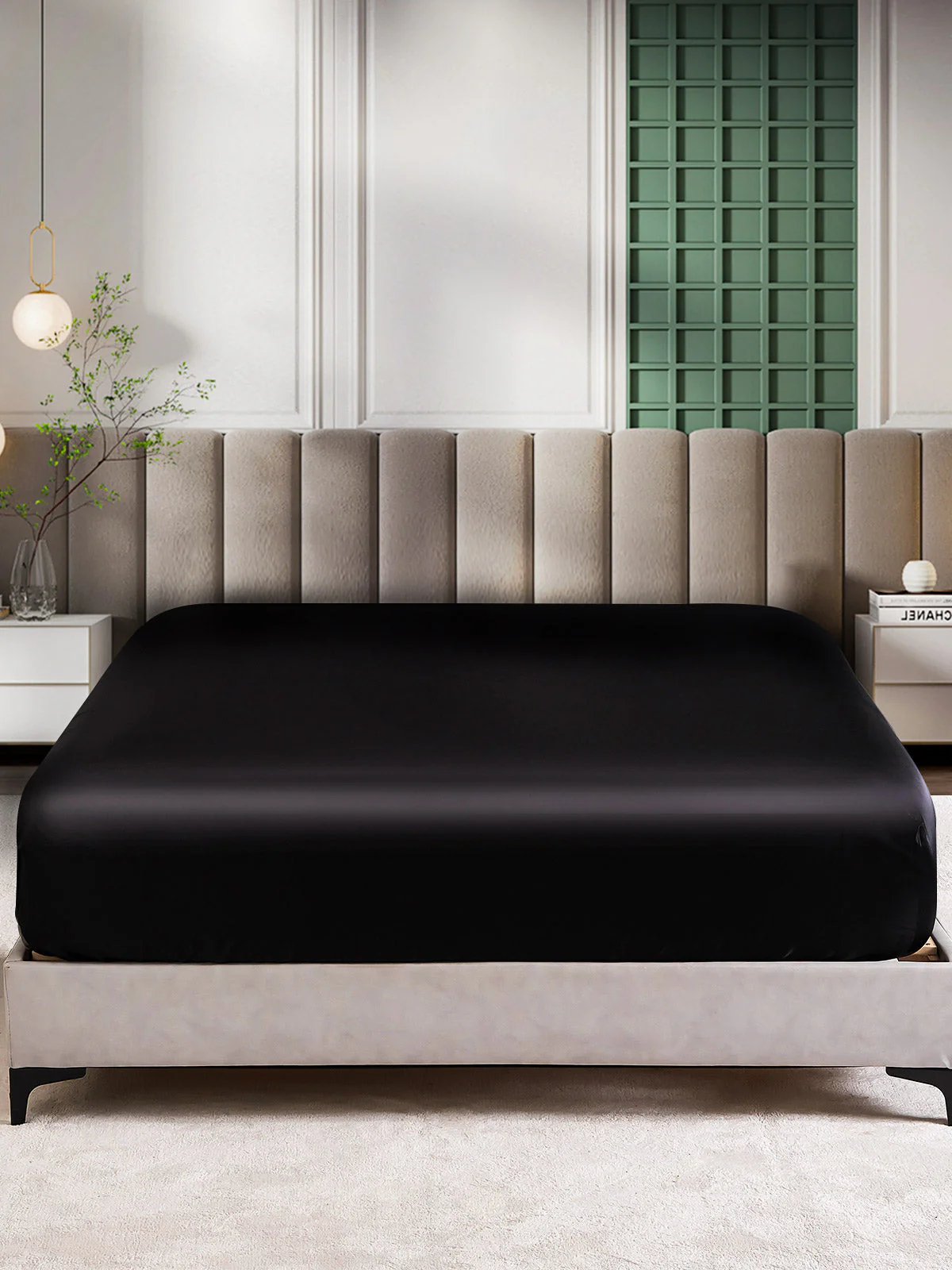 25Momme Mulberry Silk Seamless Fitted Sheet - Image 30