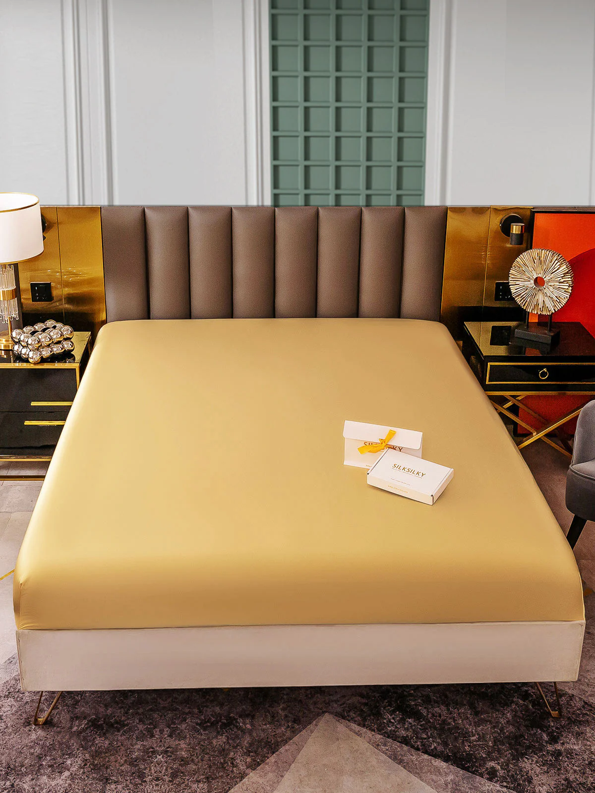 25Momme Mulberry Silk Seamless Fitted Sheet - Image 35