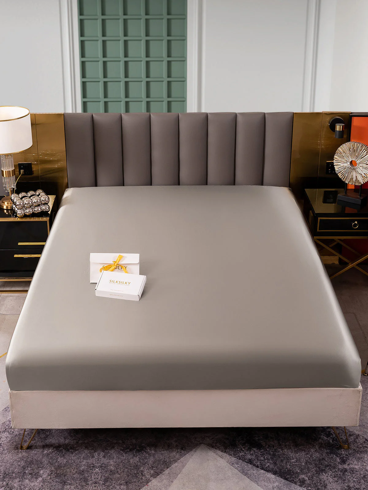 25Momme Mulberry Silk Seamless Fitted Sheet - Image 39