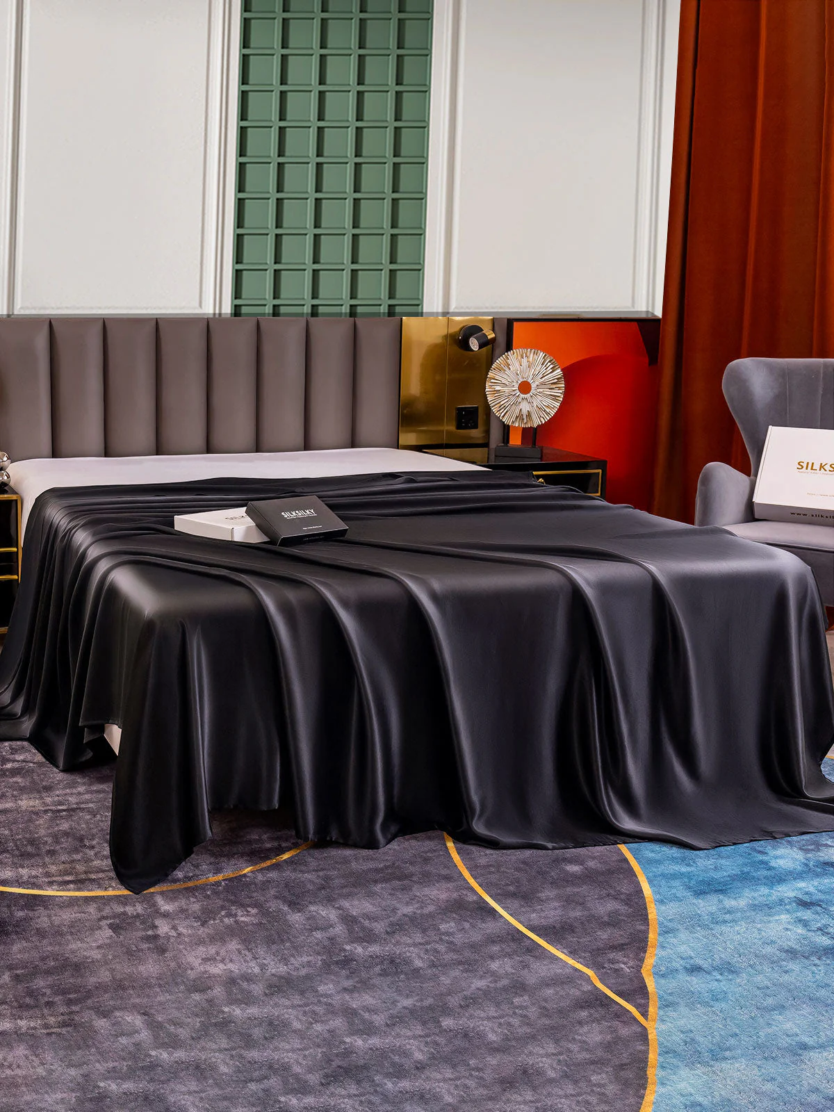 25Momme Mulberry Silk Seamless Flat Sheet - Image 13
