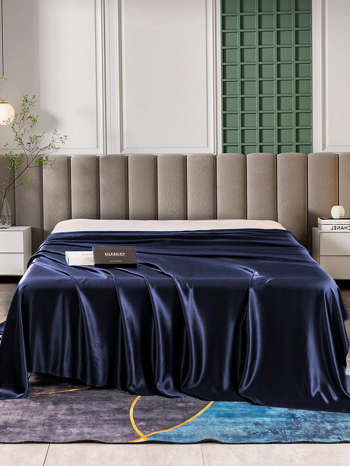 25Momme Mulberry Silk Seamless Flat Sheet - Image 2