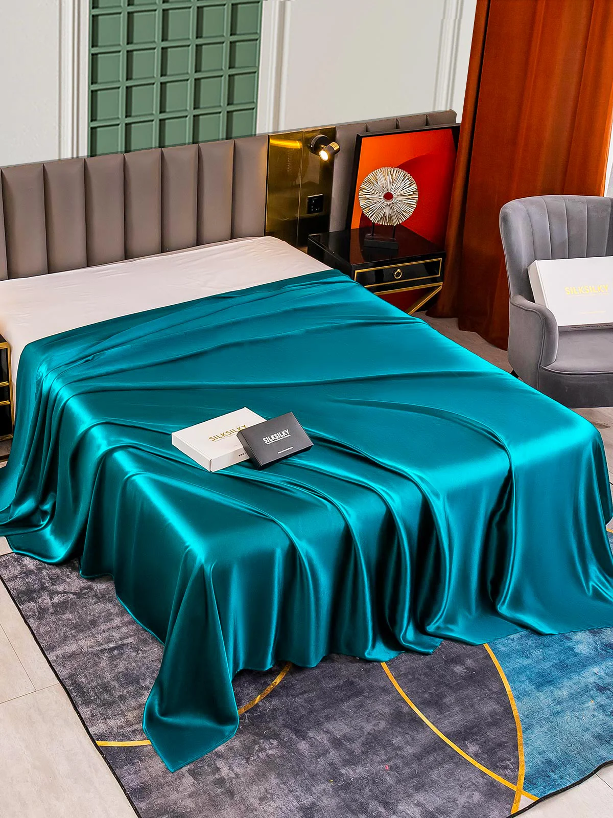 25Momme Mulberry Silk Seamless Flat Sheet - Image 25