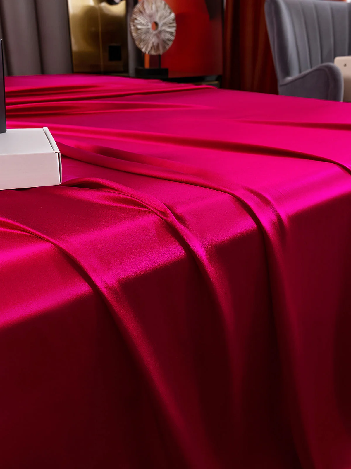 25Momme Mulberry Silk Seamless Flat Sheet - Image 30