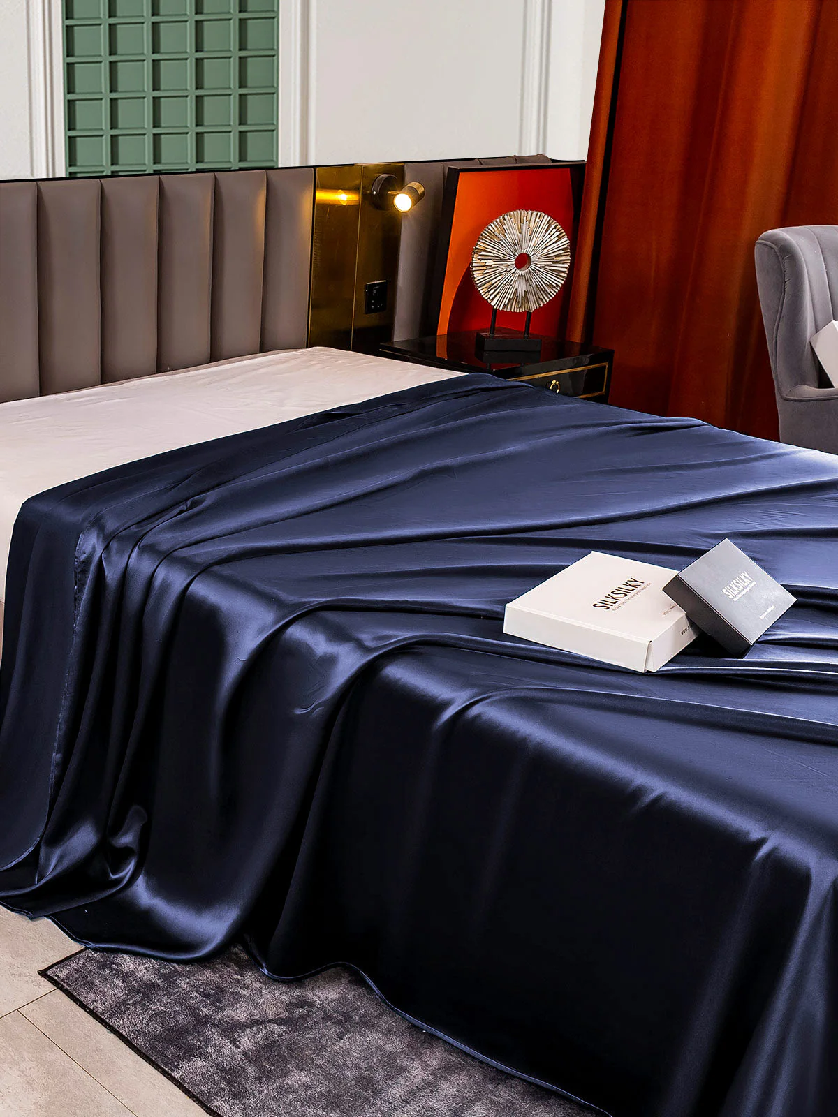 25Momme Mulberry Silk Seamless Flat Sheet - Image 4