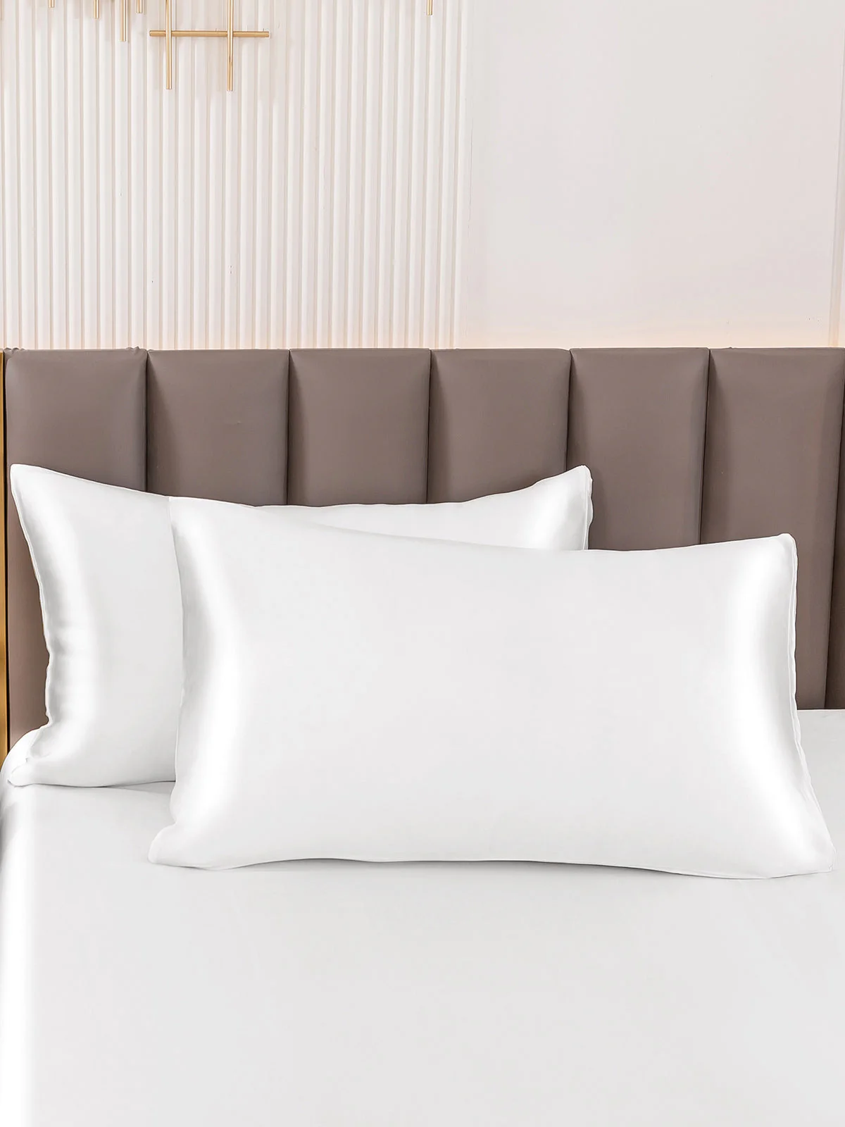 2Pcs 19Momme Pure Silk Pillowcases Bundle - Hidden Zipper - Image 16