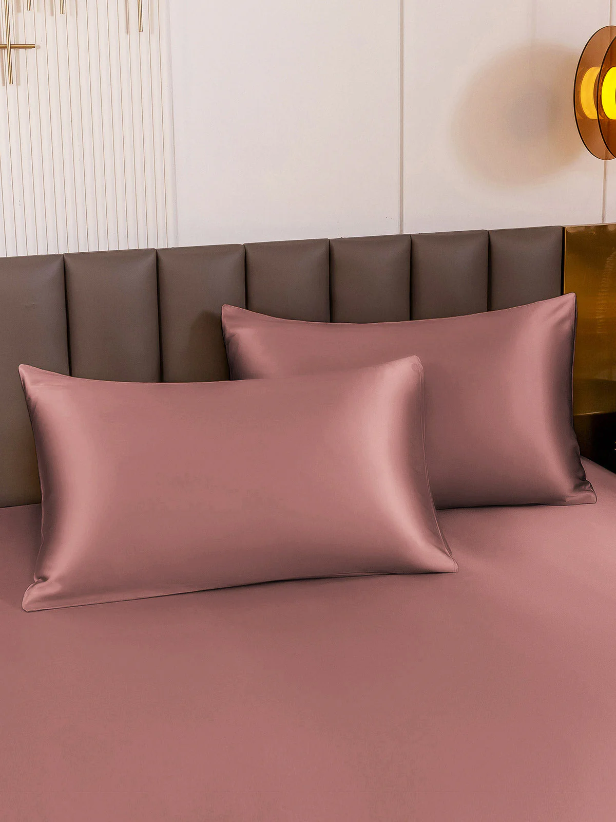 2Pcs 19Momme Pure Silk Pillowcases Bundle - Hidden Zipper - Image 70