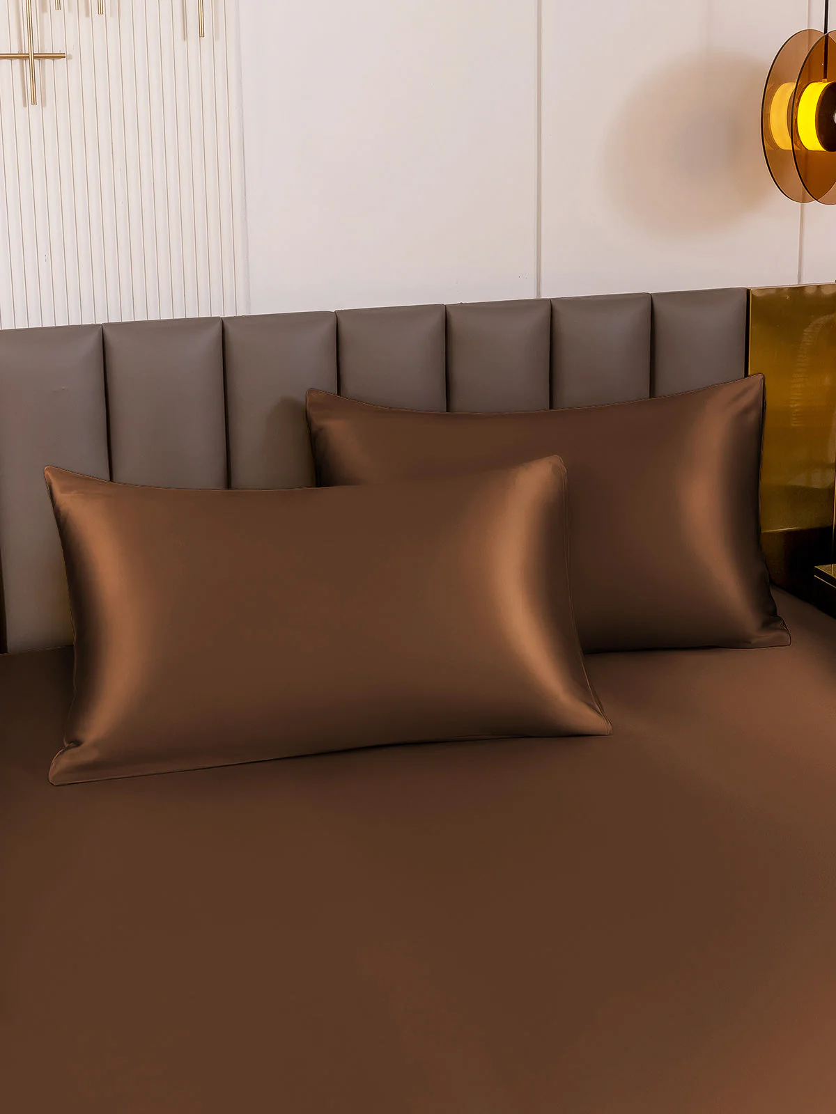 2Pcs 19Momme Pure Silk Pillowcases Bundle - Hidden Zipper - Image 88