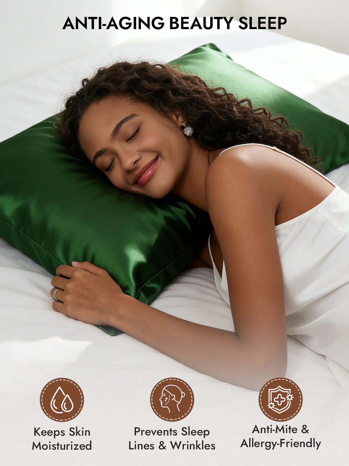 2Pcs 30Momme 100% Silk Pillowcases Bundle- Hidden Zipper - Image 17