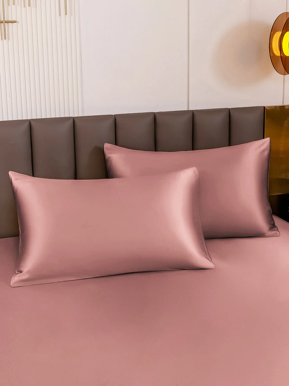 2Pcs 30Momme 100% Silk Pillowcases Bundle- Hidden Zipper - Image 77