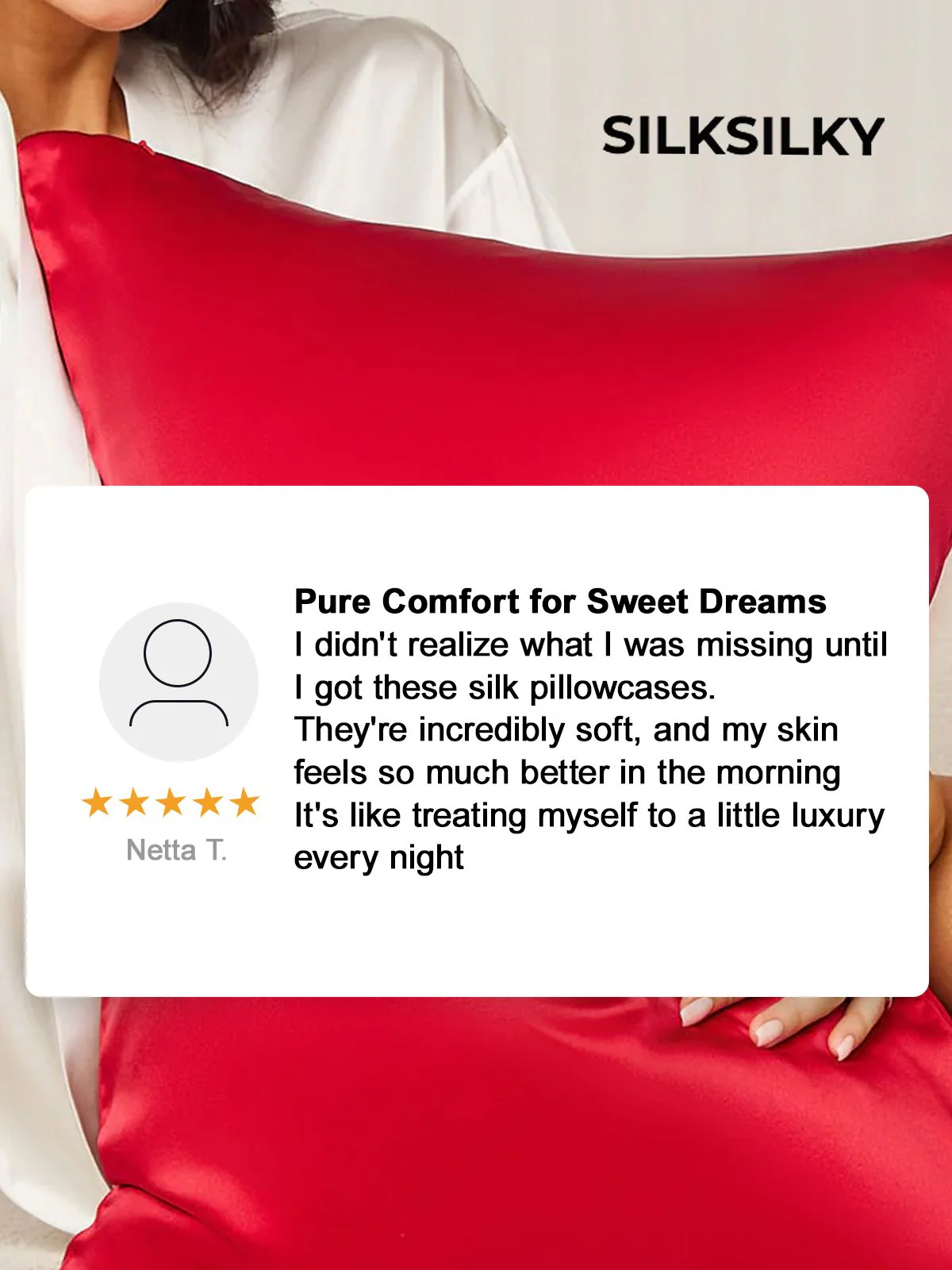 30Momme Luxurious 100% Silk Pillowcase - Envelope - Image 12