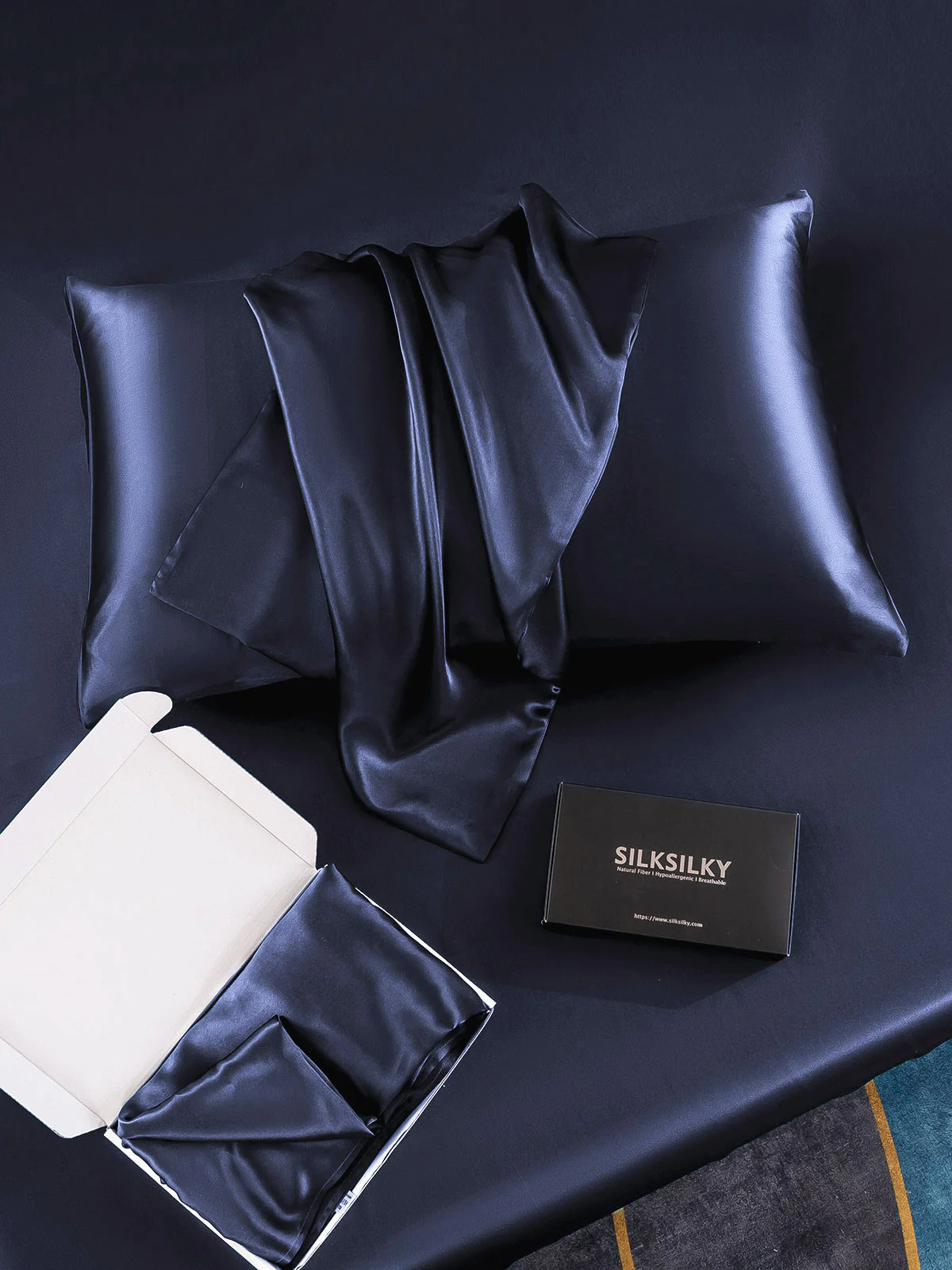 30Momme Luxurious 100% Silk Pillowcase - Envelope - Image 44