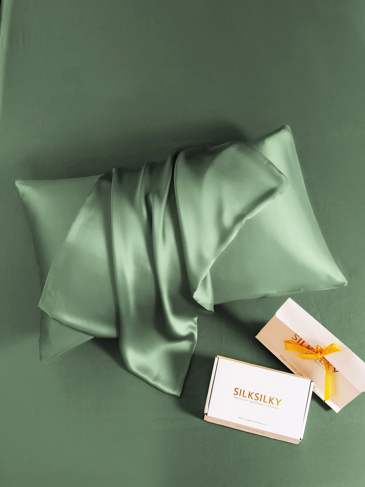 30Momme Luxurious 100% Silk Pillowcase - Hidden Zipper - Image 53