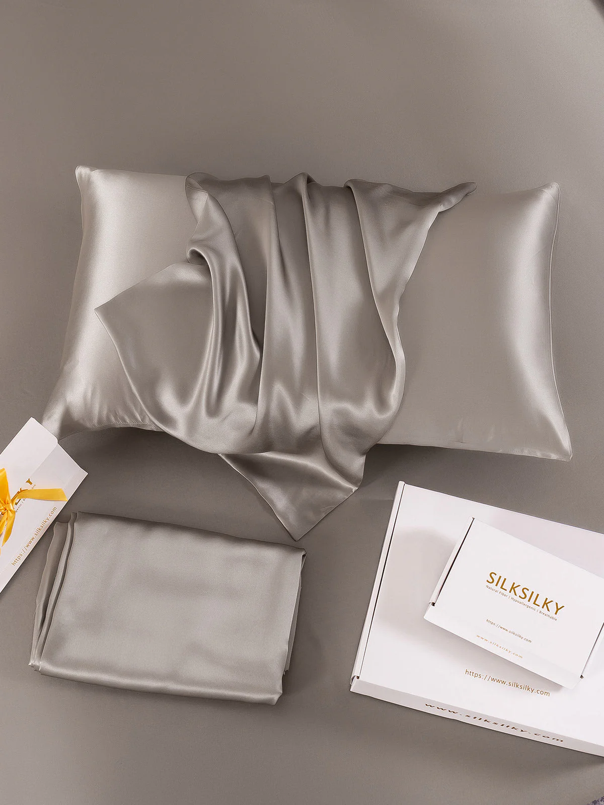 30Momme Luxurious 100% Silk Pillowcase - Envelope - Image 73