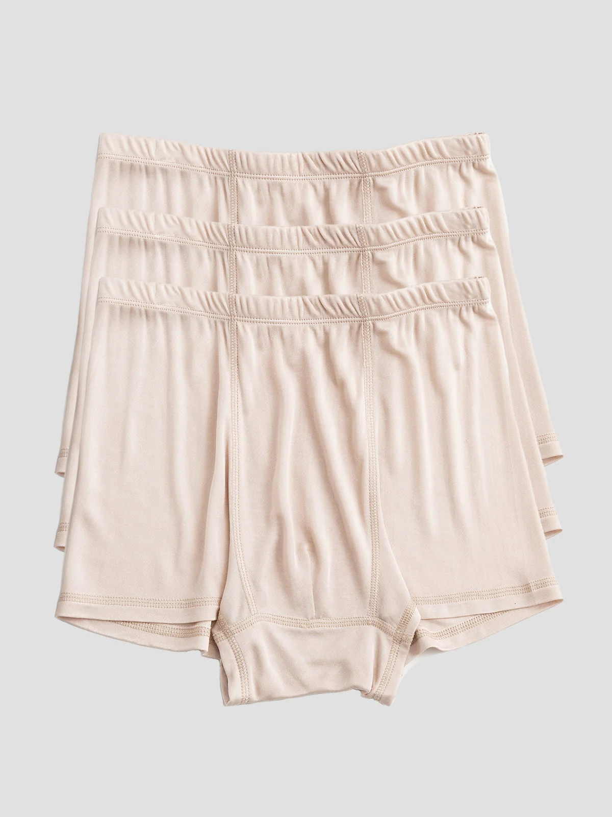 3Pcs Men‘s Pure Silk Boxer Briefs Underwear - Image 11