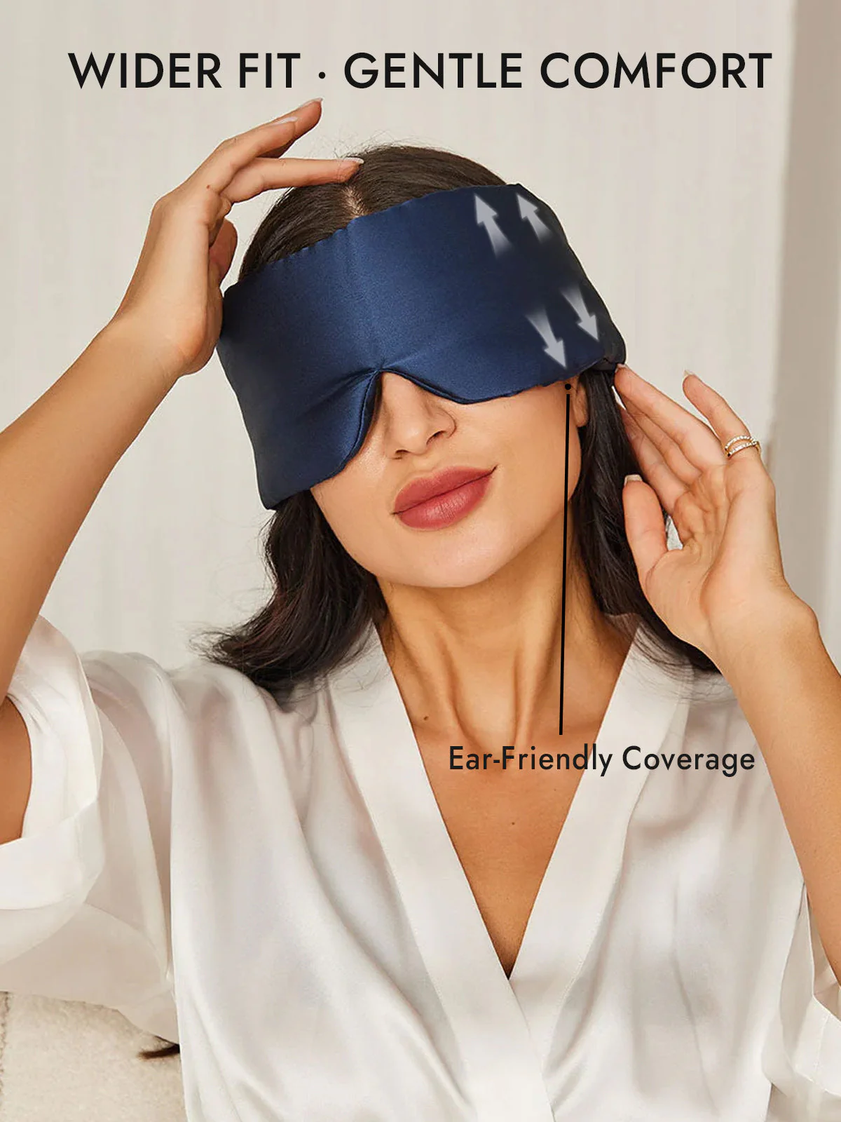 Elegant One Piece Silk Sleep Eye Mask - Image 11