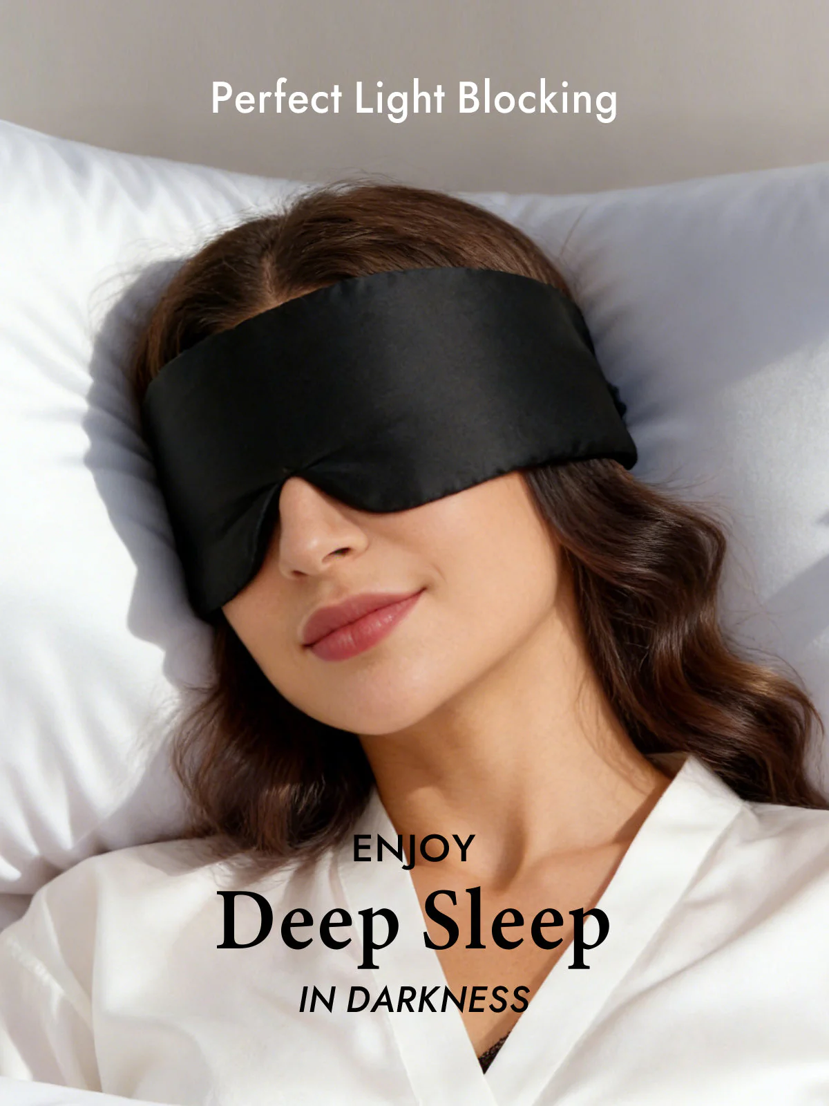 Elegant One Piece Silk Sleep Eye Mask - Image 15