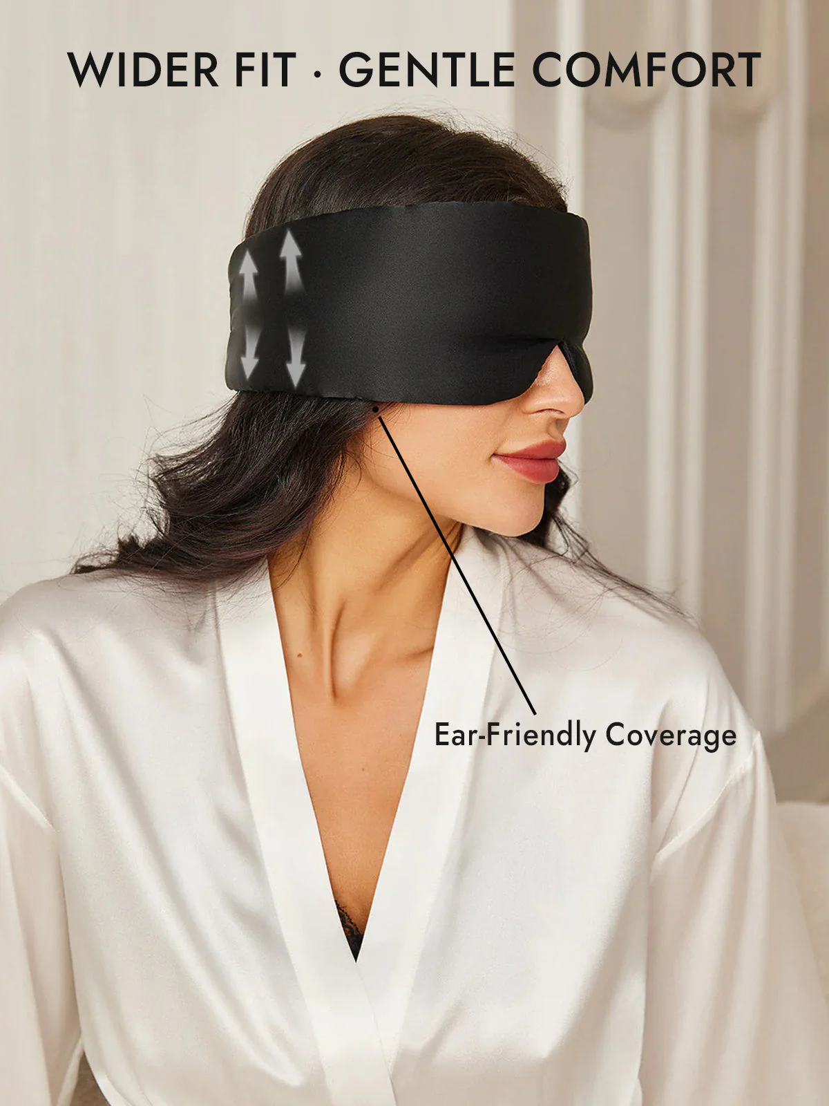 Elegant One Piece Silk Sleep Eye Mask - Image 17