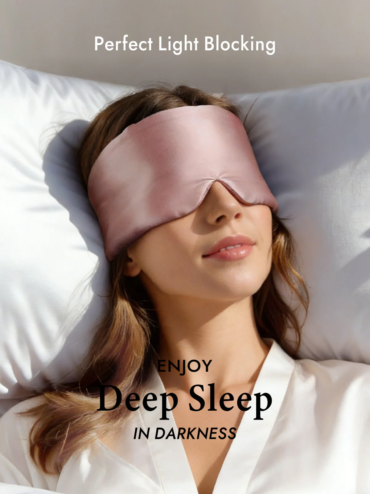 Elegant One Piece Silk Sleep Eye Mask - Image 21