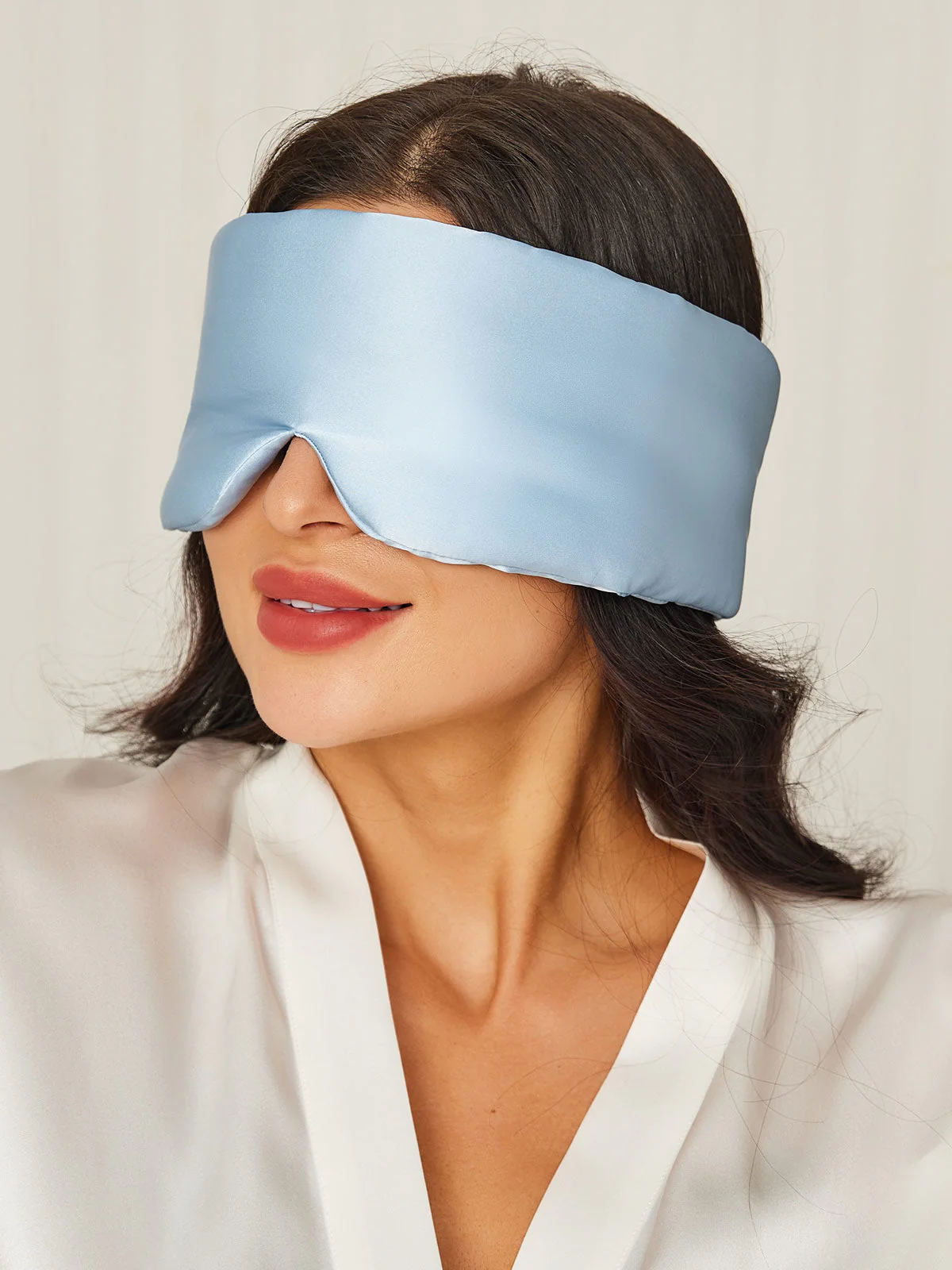 Elegant One Piece Silk Sleep Eye Mask - Image 25