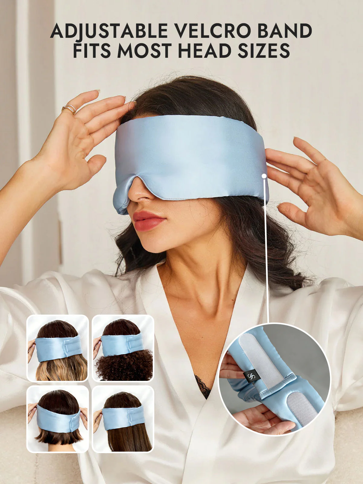 Elegant One Piece Silk Sleep Eye Mask - Image 28