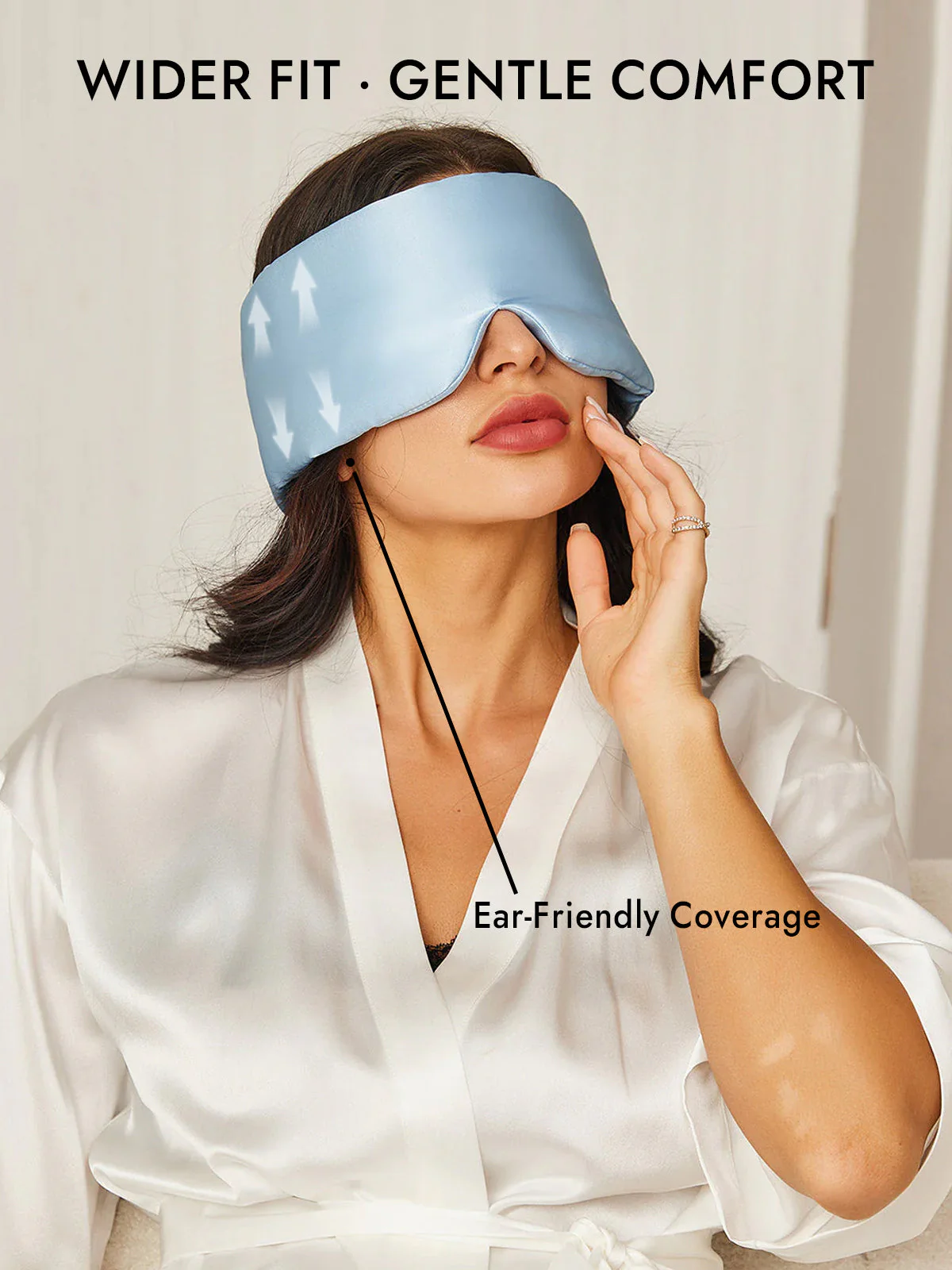 Elegant One Piece Silk Sleep Eye Mask - Image 29