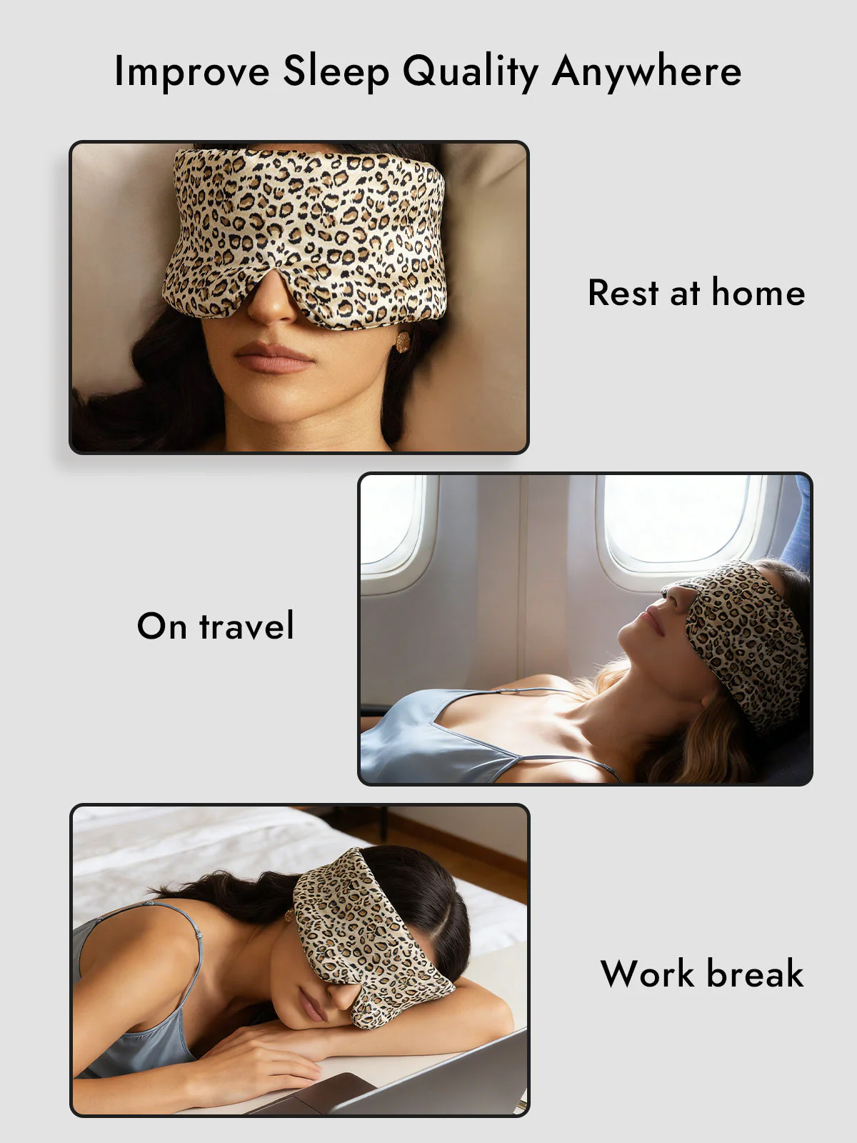 Elegant One Piece Silk Sleep Eye Mask - Image 36