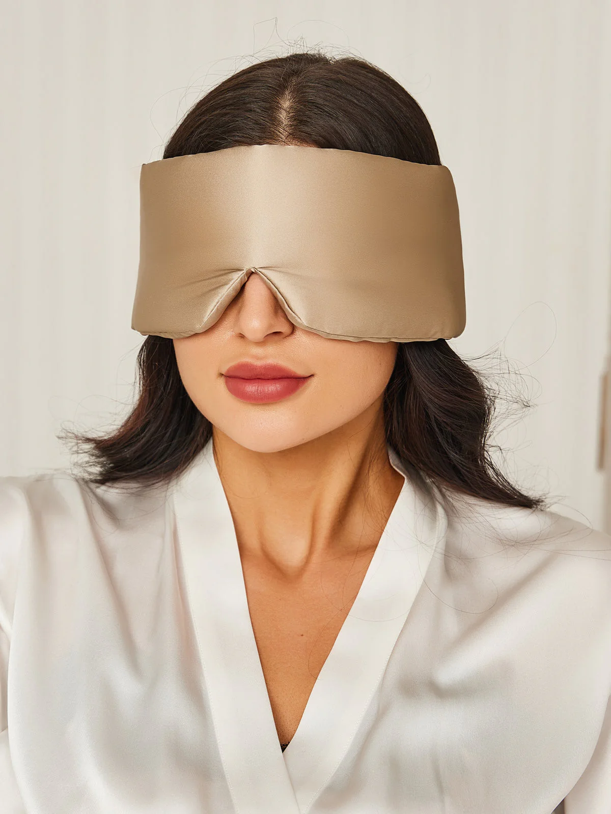 Elegant One Piece Silk Sleep Eye Mask - Image 37