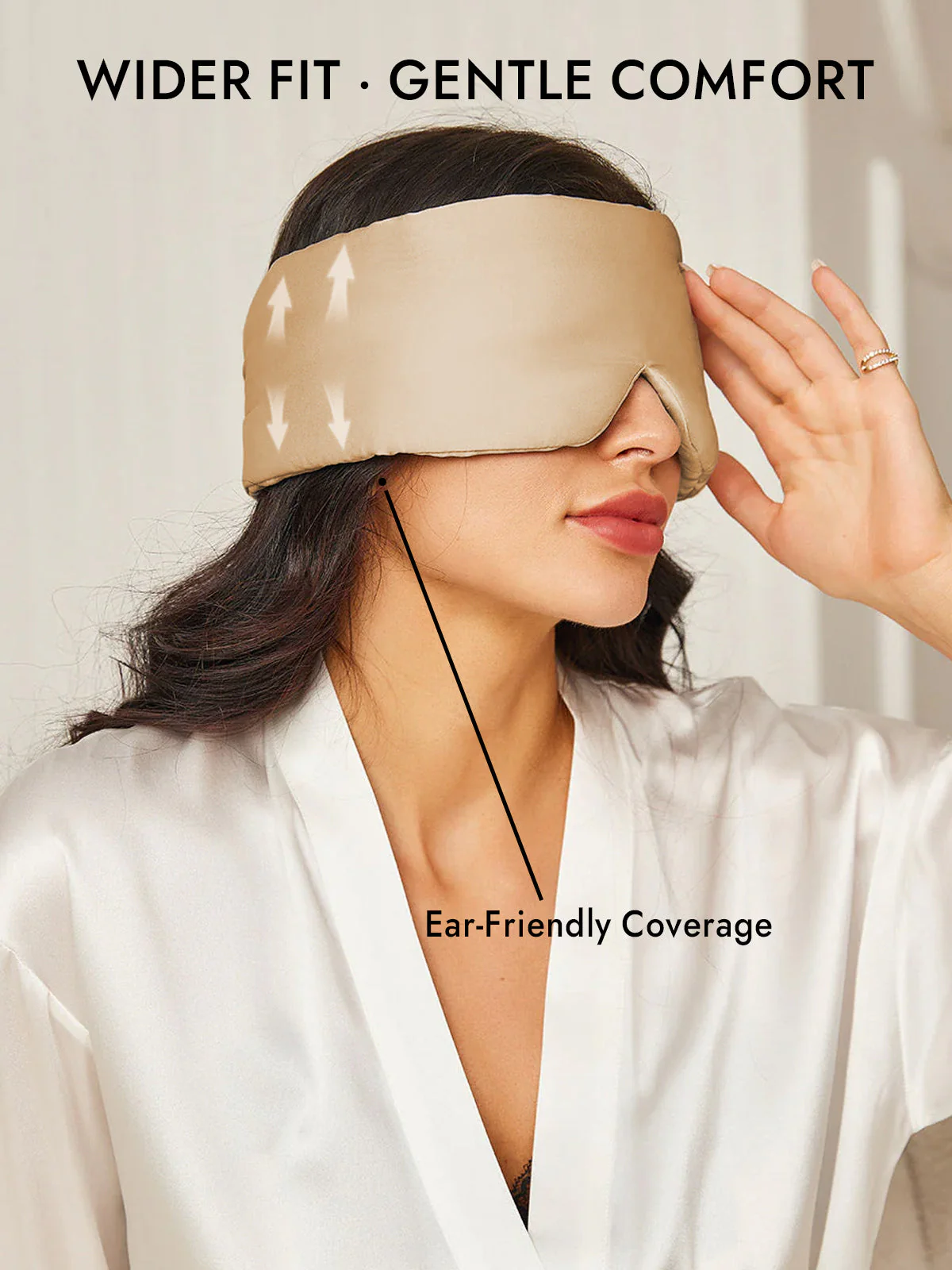 Elegant One Piece Silk Sleep Eye Mask - Image 41