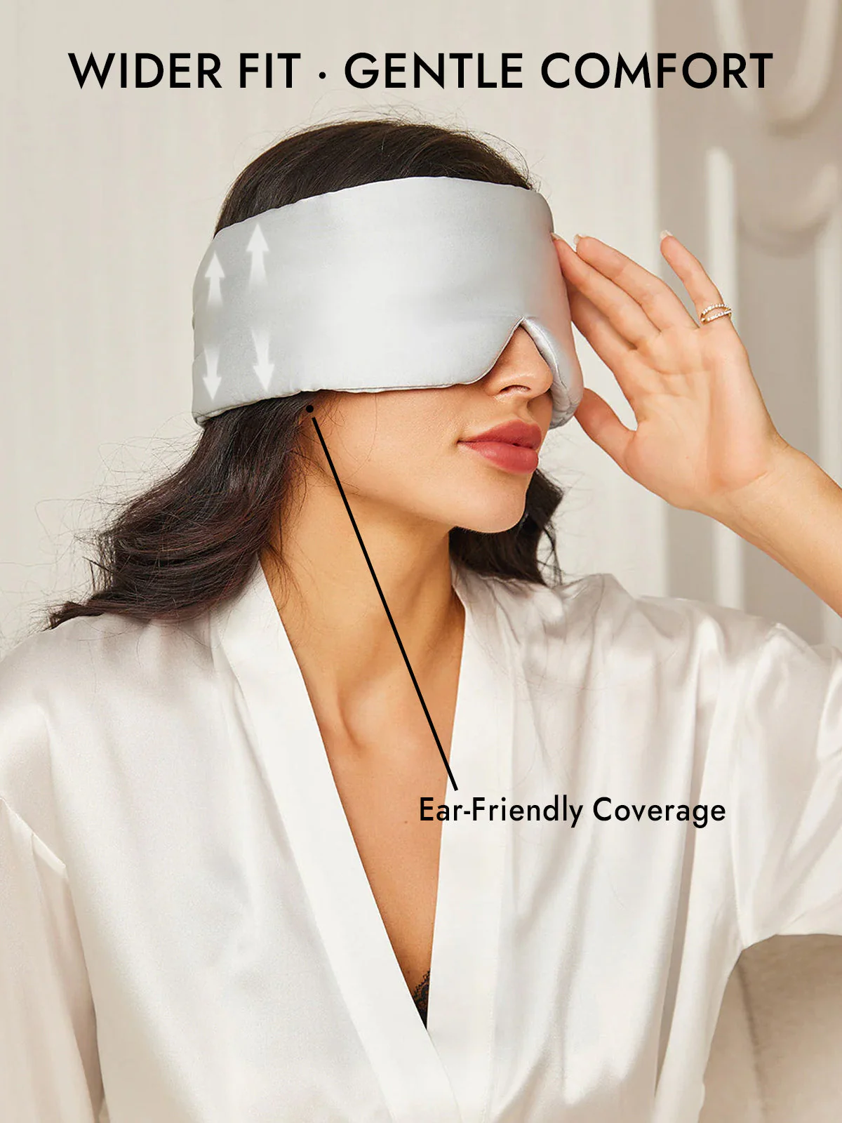Elegant One Piece Silk Sleep Eye Mask - Image 47
