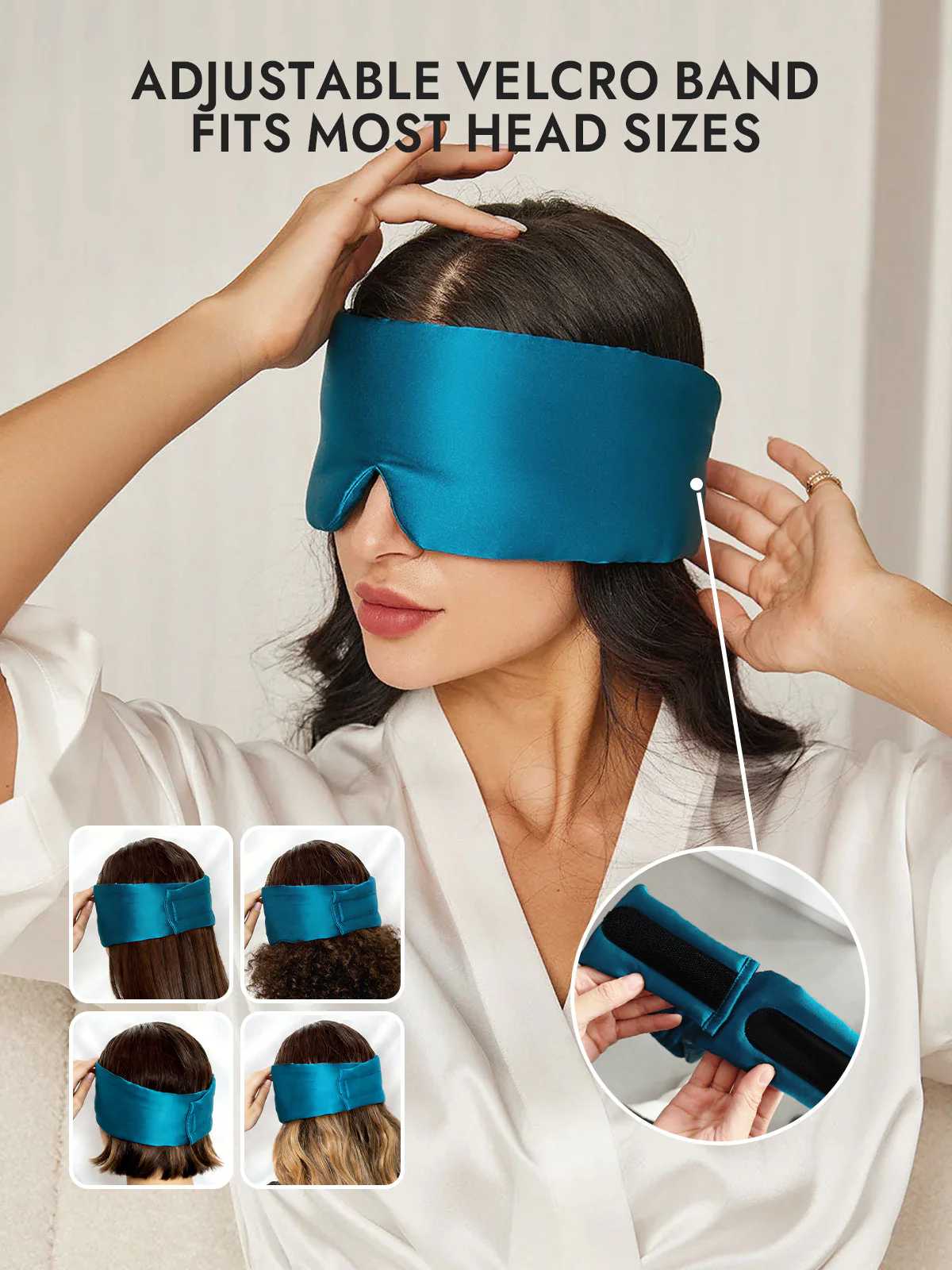 Elegant One Piece Silk Sleep Eye Mask - Image 52