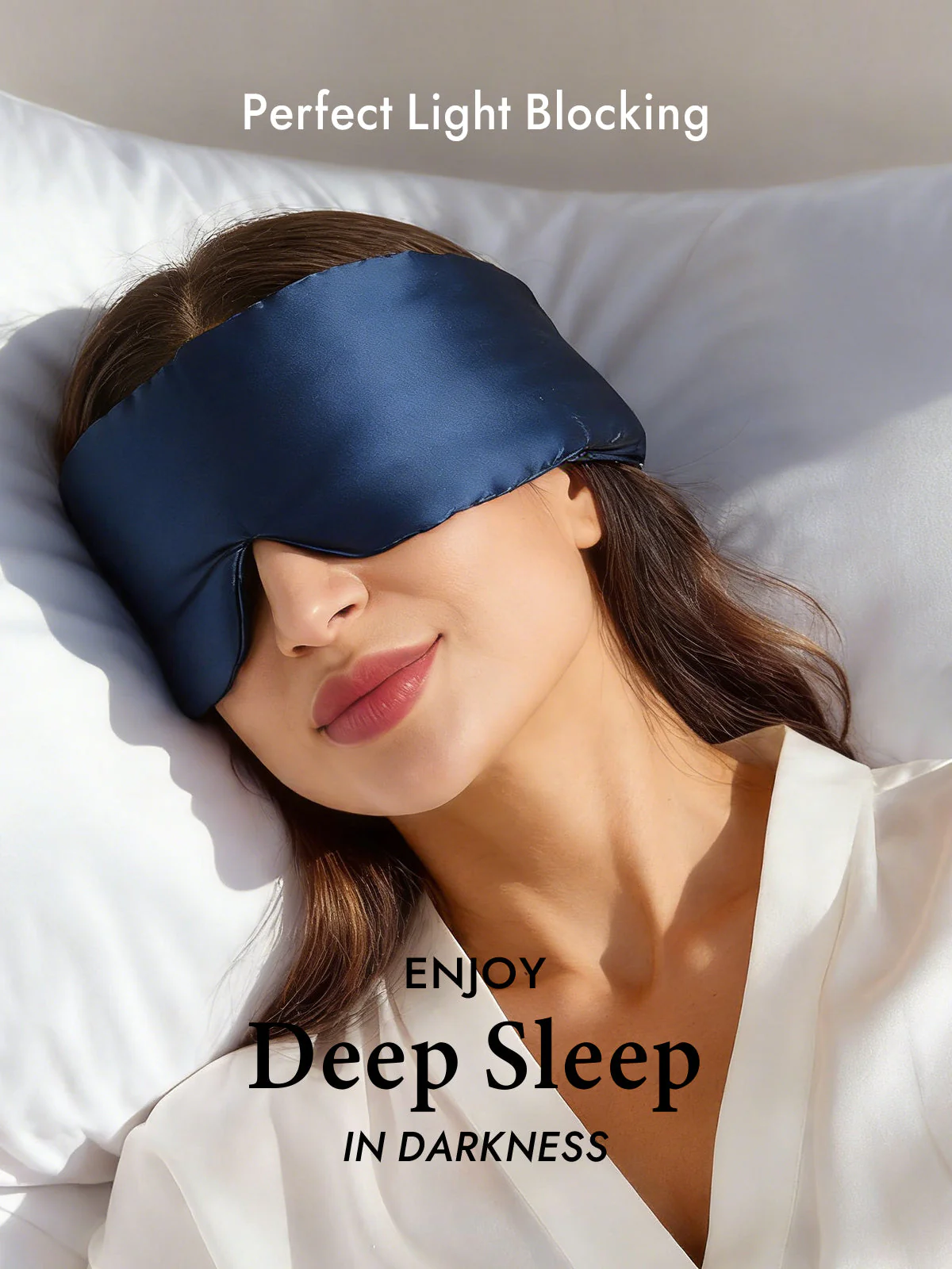 Elegant One Piece Silk Sleep Eye Mask - Image 9
