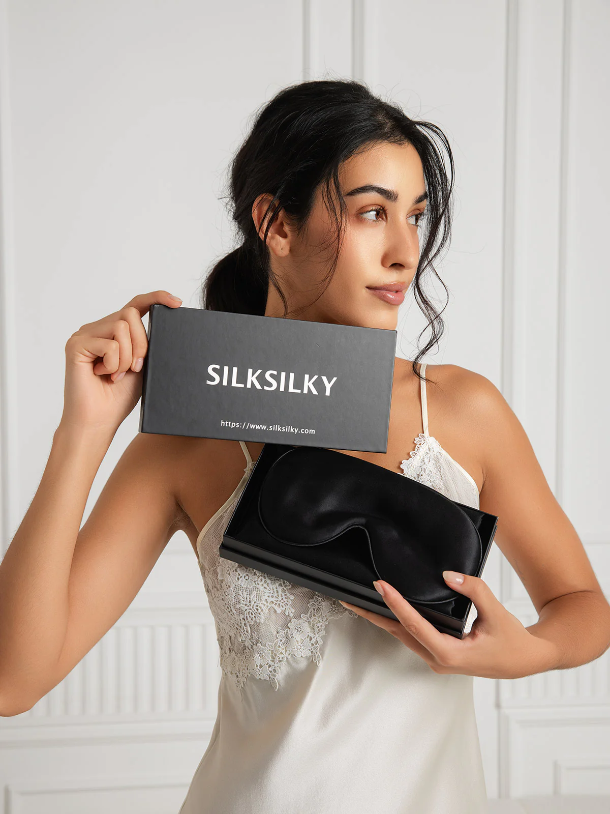 Gift Set - 19Momme 100% Mulberry Silk Pillowcase & Eye Mask - Image 12